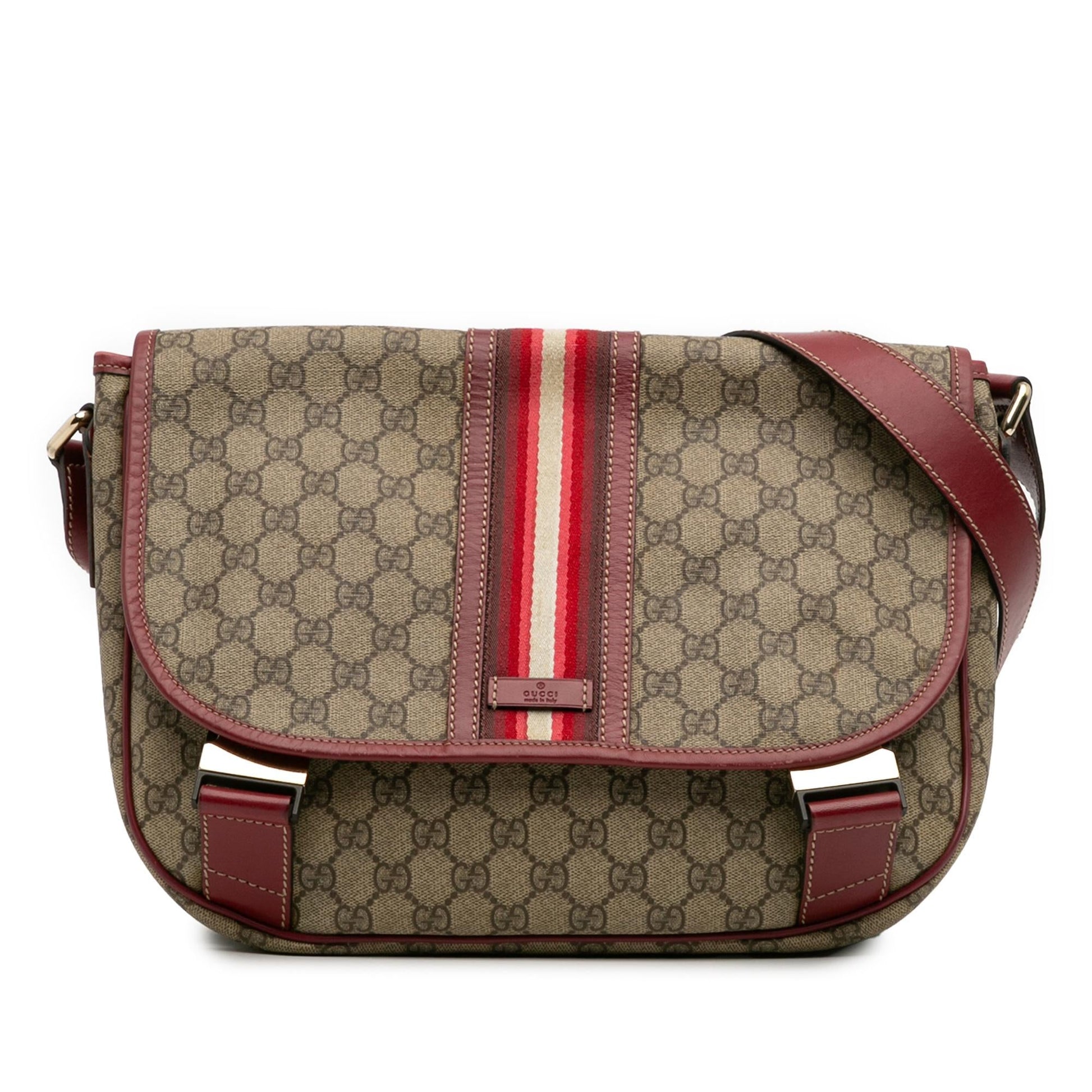 Gucci GG Supreme Web Crossbody Bag Crossbody 11