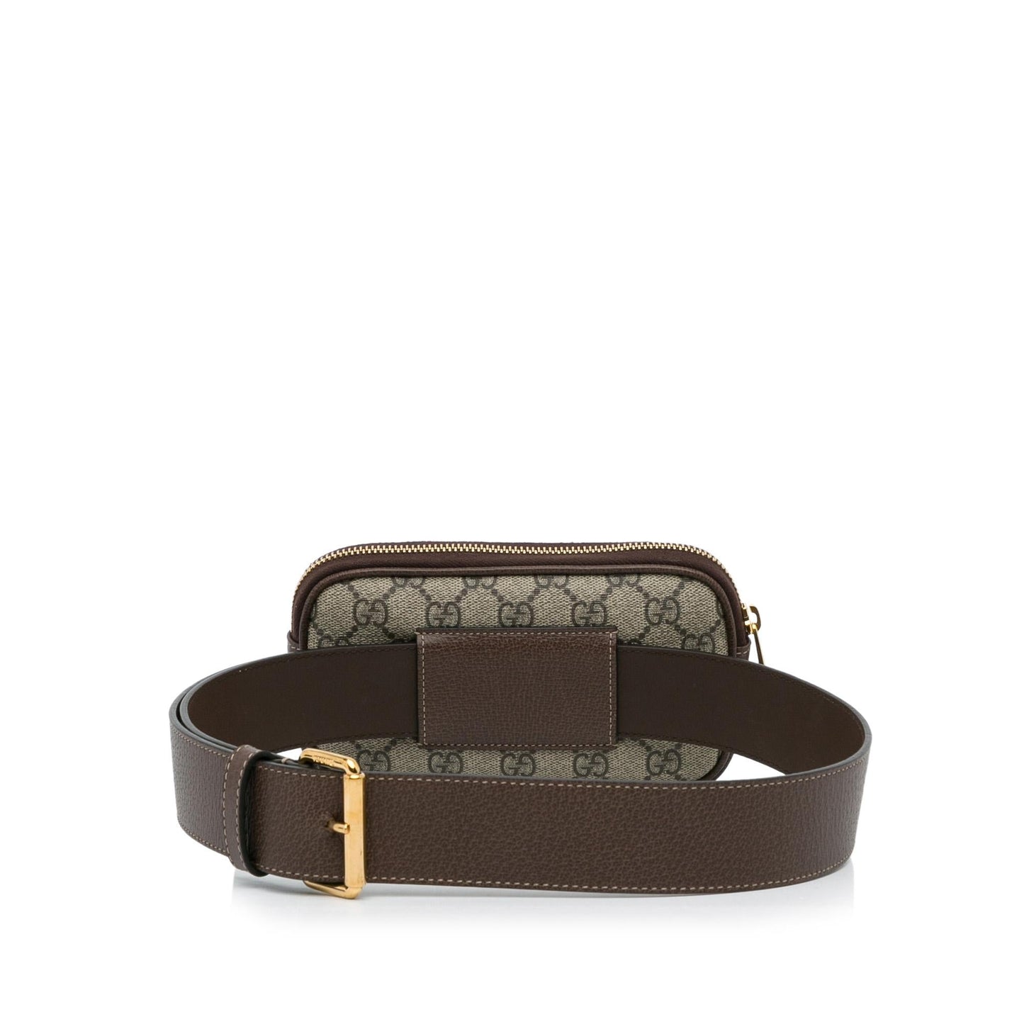 Gucci GG Supreme Web Ophidia Belt Canvas Brown Accessory Shg Fiv3O2