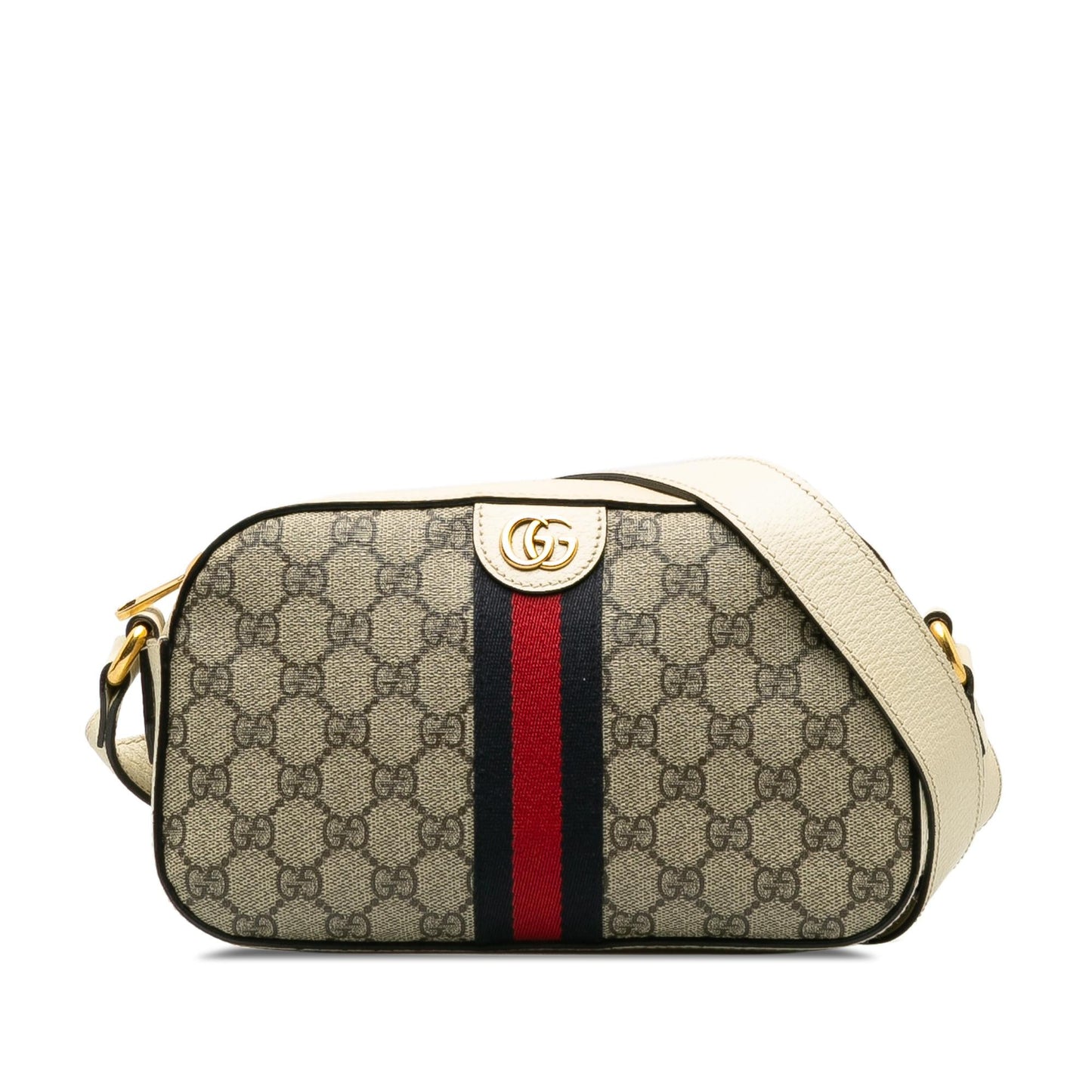 Gucci GG Supreme Web Ophidia SHG-DaQQhW Canvas Brown Crossbody Bag