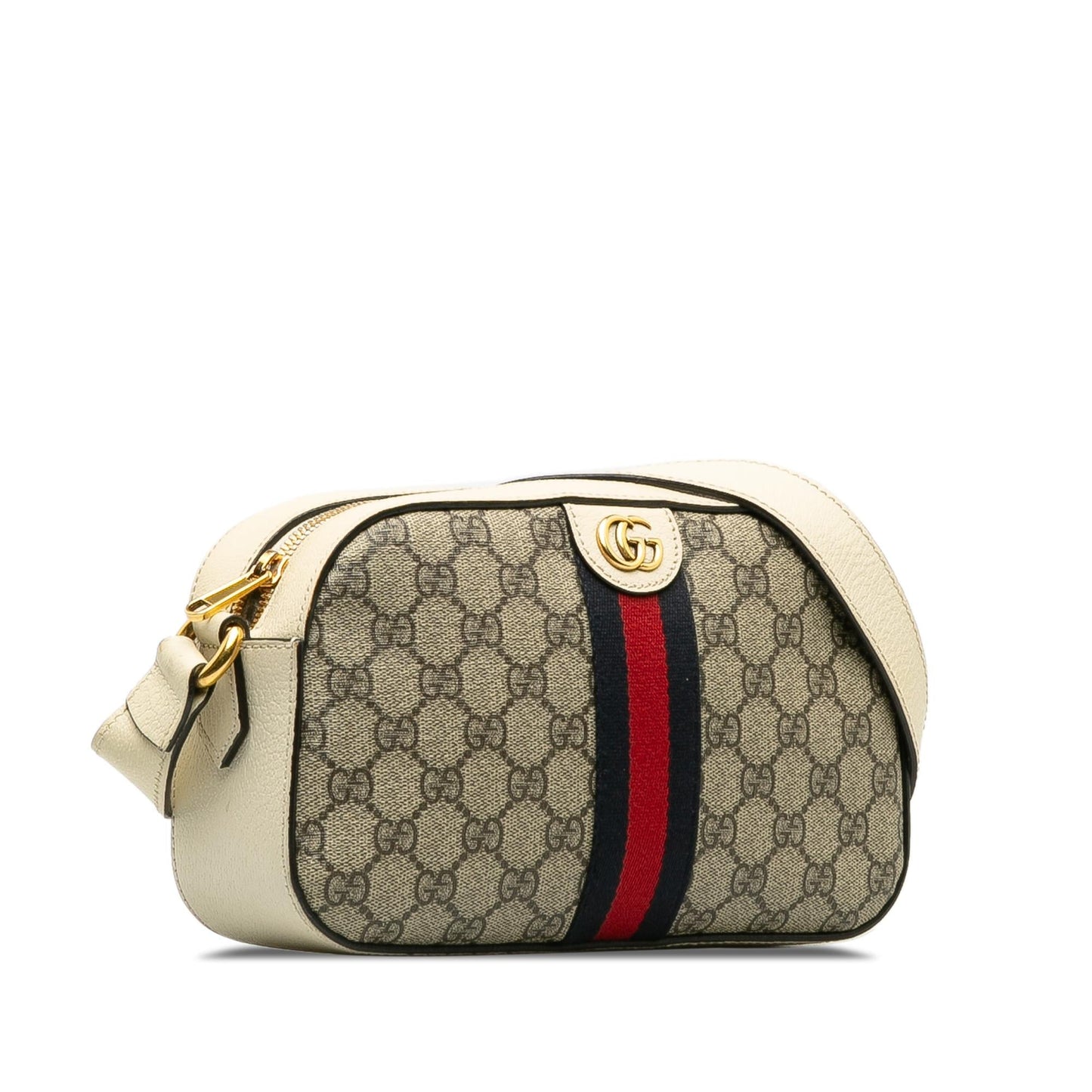 Gucci GG Supreme Web Ophidia SHG-DaQQhW Canvas Brown Crossbody Bag