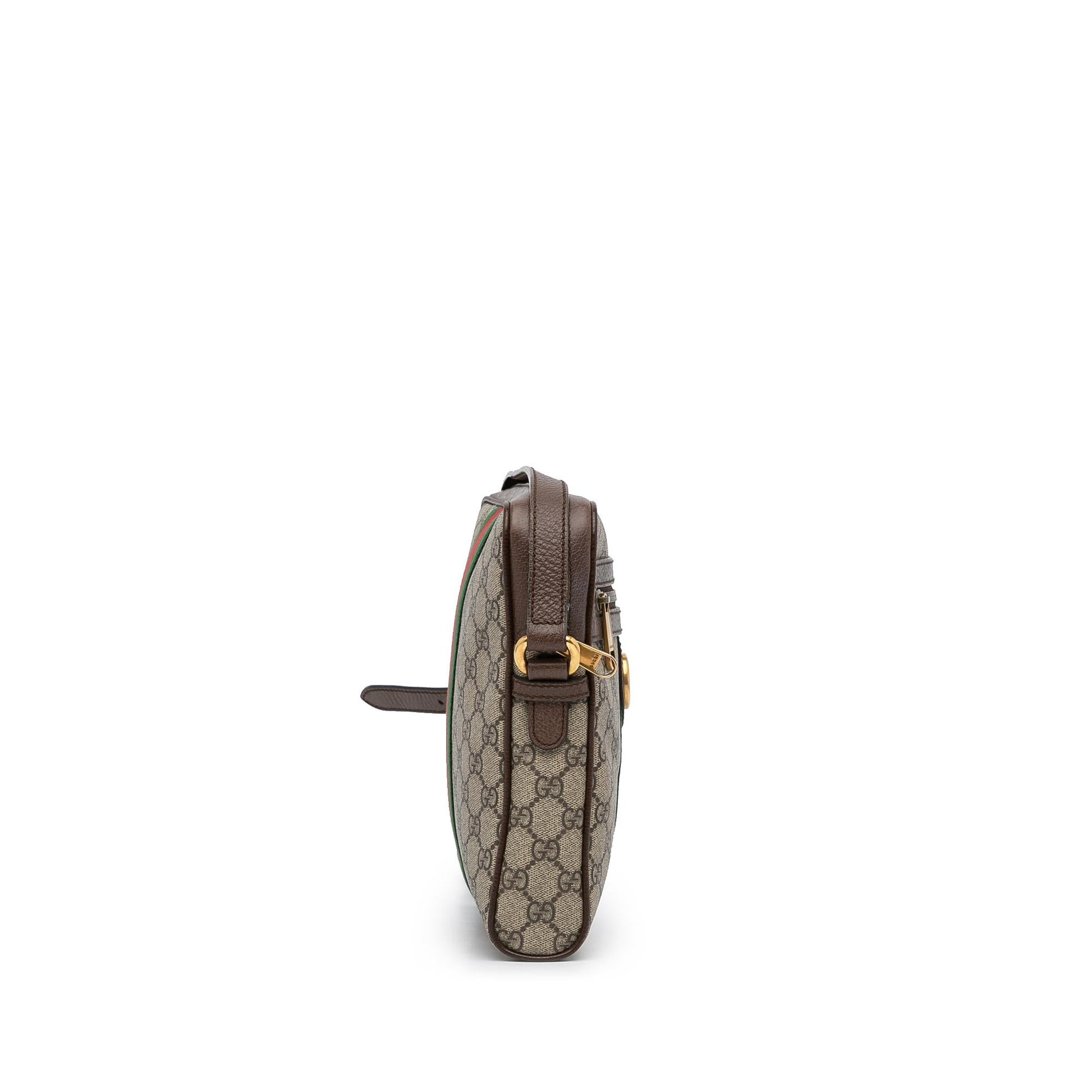 Gucci GG Supreme Web Ophidia SHG-vmiEpP Canvas Brown Crossbody Bag