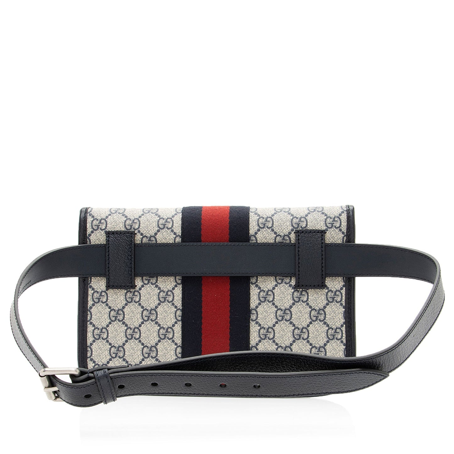 Gucci GG Supreme Web Ophidia Belt Leather Canvas Nylon Beige Accessory Belt Bag