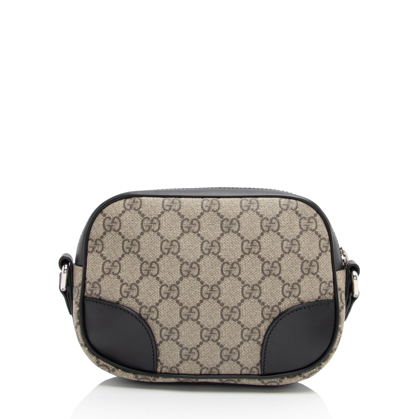 Gucci GG Supreme Web Camera SHF-CyfA5i Leather Canvas Nylon Black Crossbody Bag