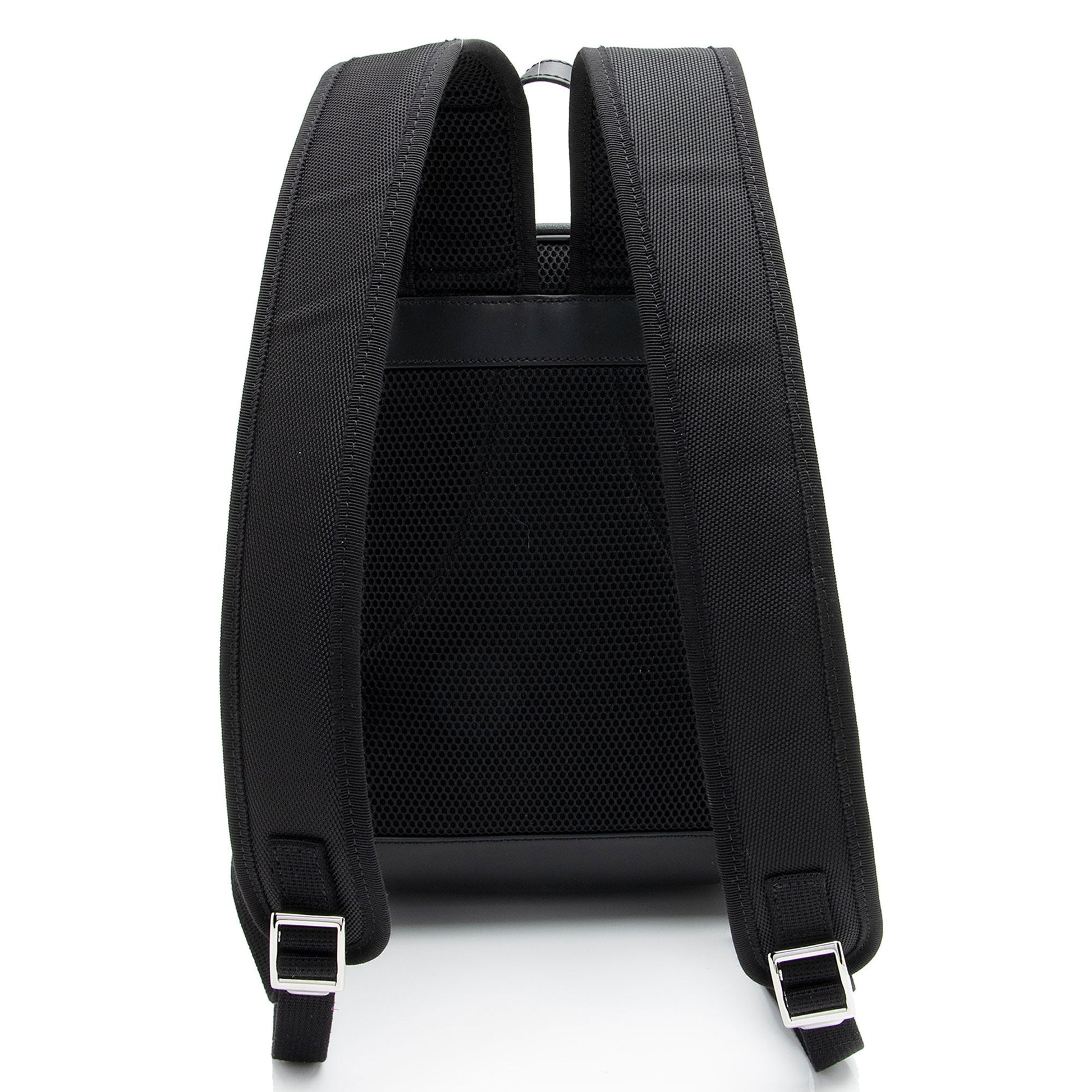 Gucci GG Supreme Web Day Backpack Leather Canvas Nylon Black Shoulder Bag