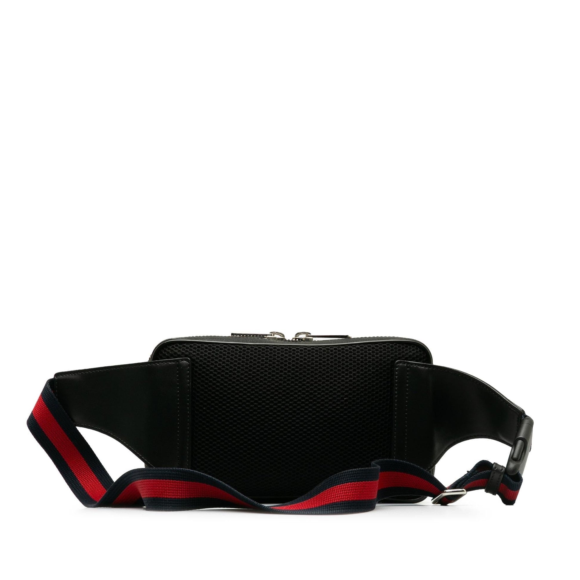 Gucci GG Supreme Web Tiger Belt Canvas Black Accessory