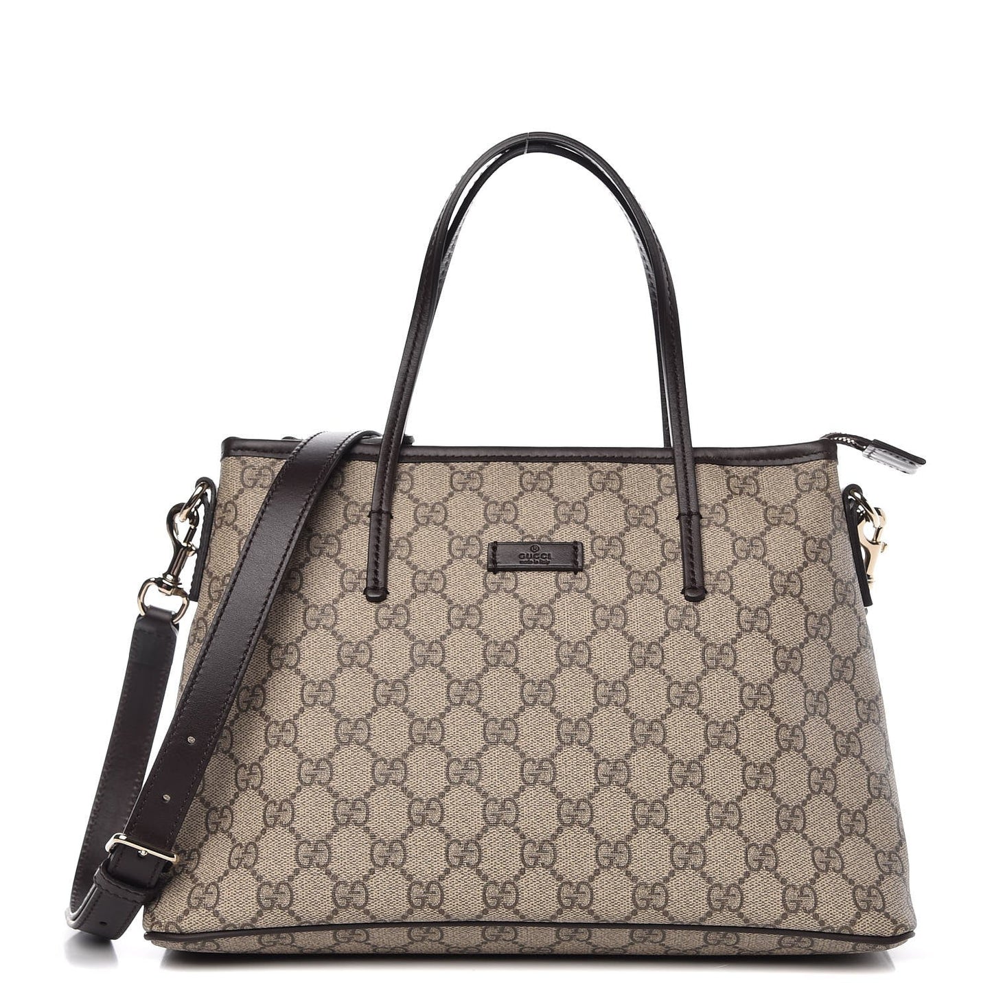 Gucci GG Supreme Two-Way Canvas Travel Bag