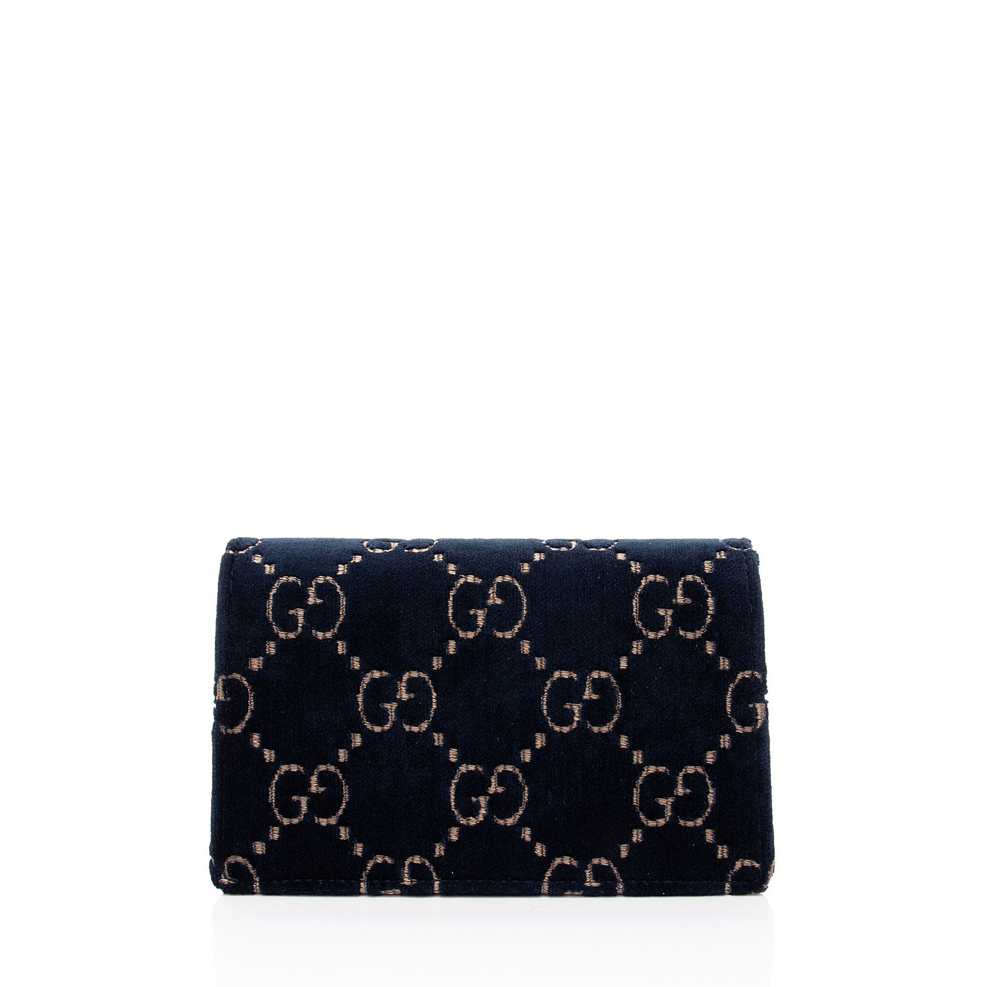 Gucci GG Velvet Dionysus Super Leather Patent Blue Mini Crossbody Bag