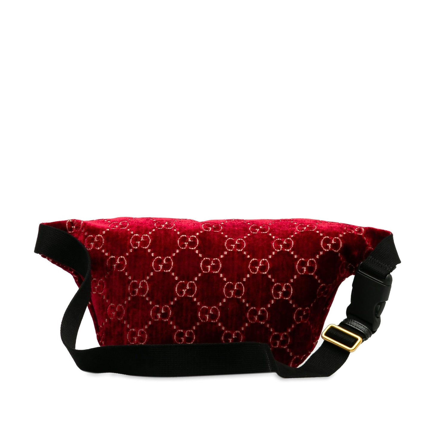 Gucci GG Velvet Ophidia Belt SHG-vPMoAs Calf Red Accessory