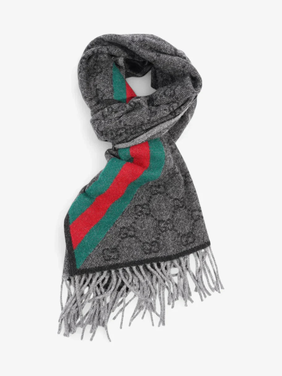Gucci GG SUPREME WEB CASHMERE BLEND Wool Apparel