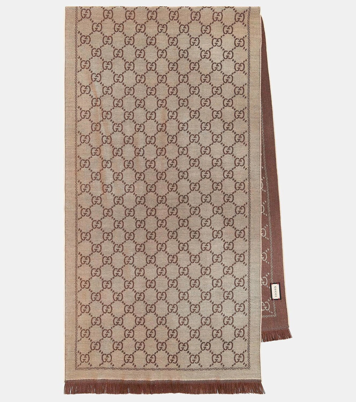 Gucci GG JACQUARD SCARF Wool Apparel