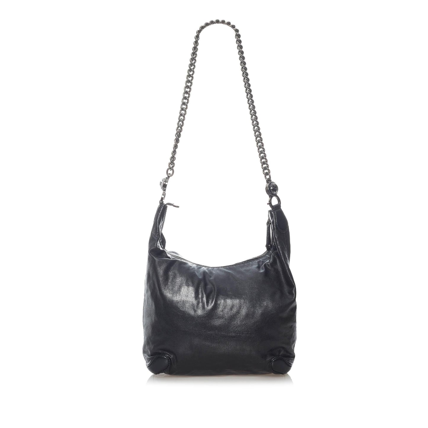 Gucci Galaxy SHG Leather Calf Black Chain Shoulder Bag
