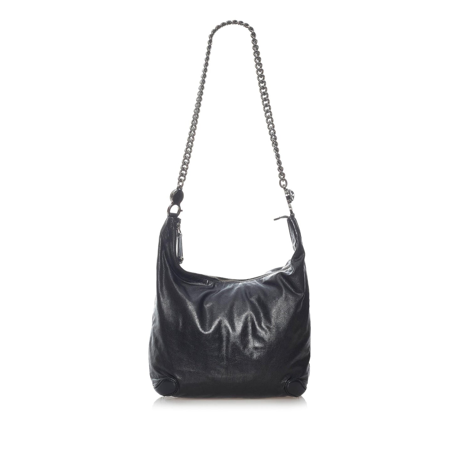 Gucci Galaxy SHG Leather Calf Black Chain Shoulder Bag