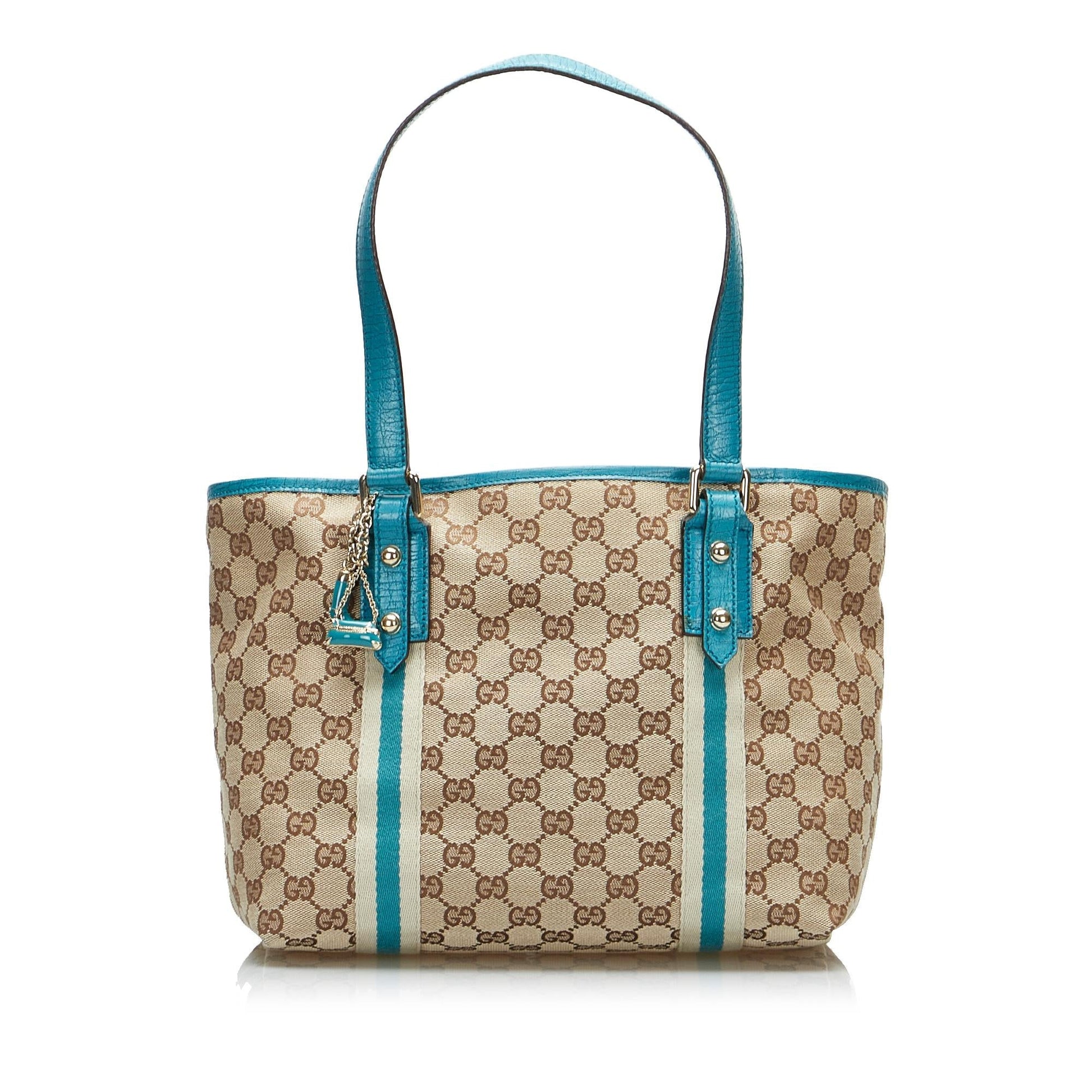 Gucci Gg Jolicoeur SHG-gvdVP0 Canvas Brown Tote Bag