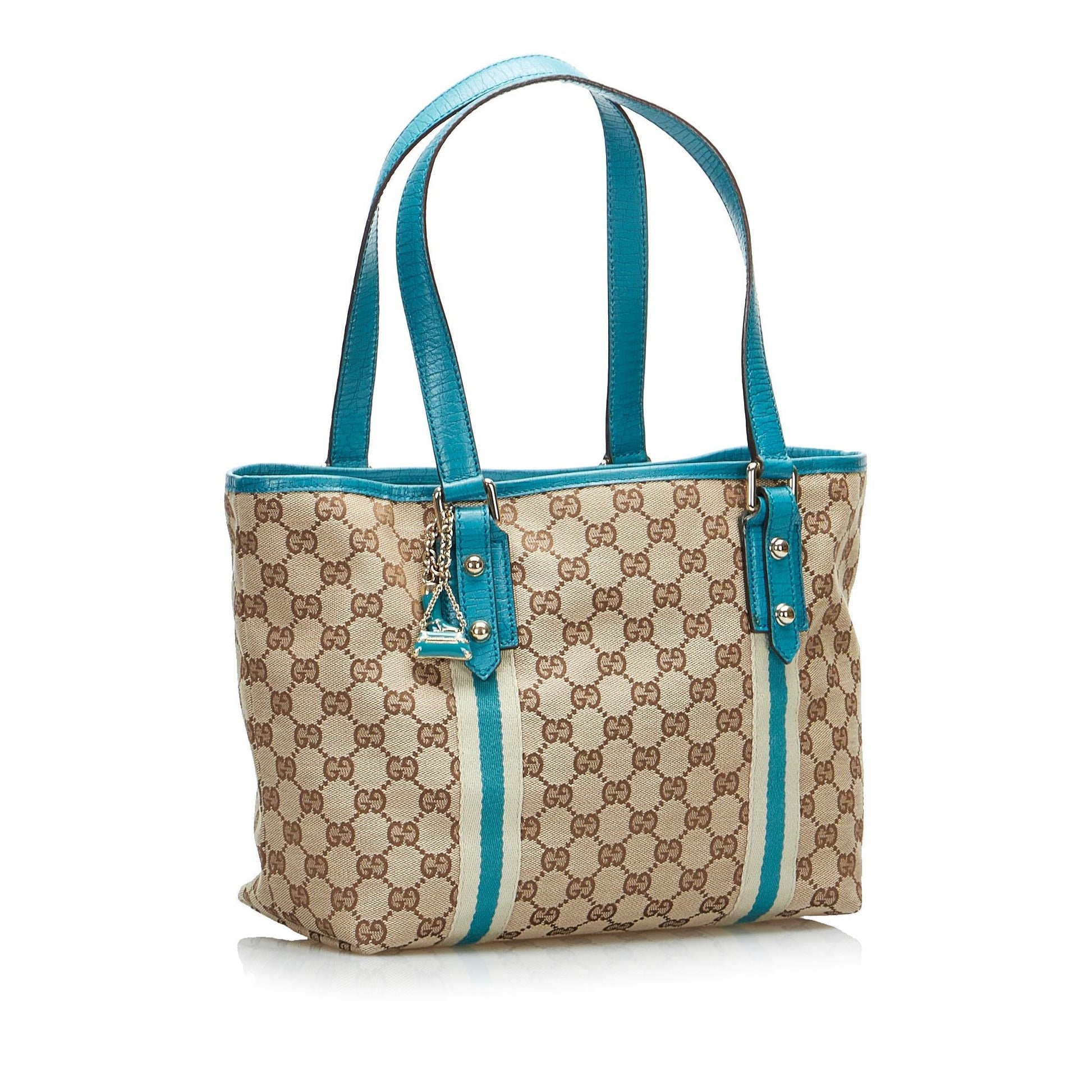 Gucci Gg Jolicoeur SHG-gvdVP0 Canvas Brown Tote Bag