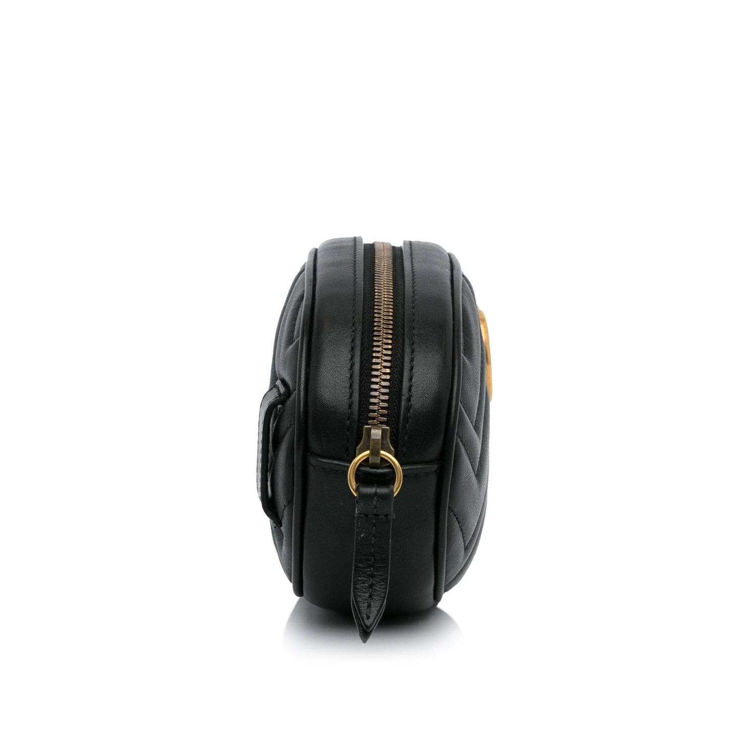 Gucci Gg Marmont Belt SHG-dCtFN0 Matelasse Calf Black Accessory