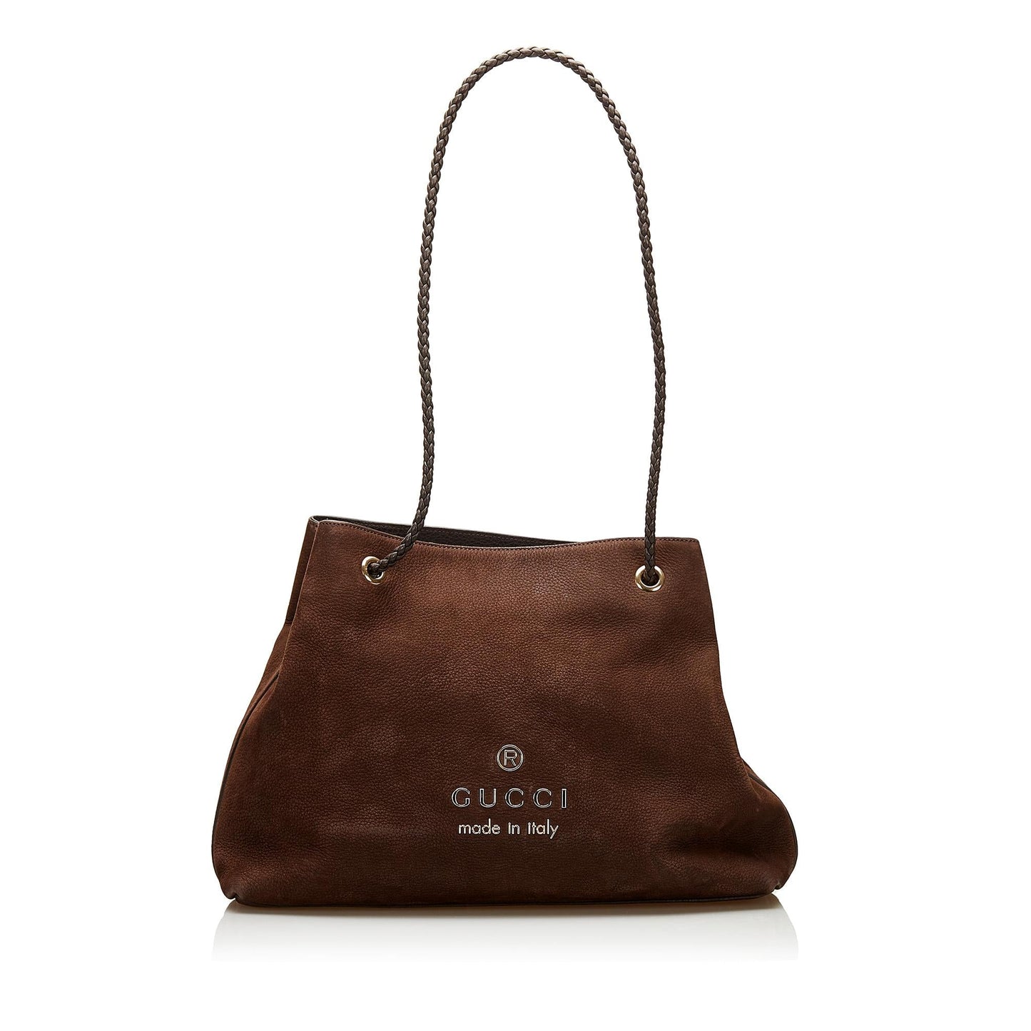 Gucci Gifford SHG Calf Brown Tote Bag