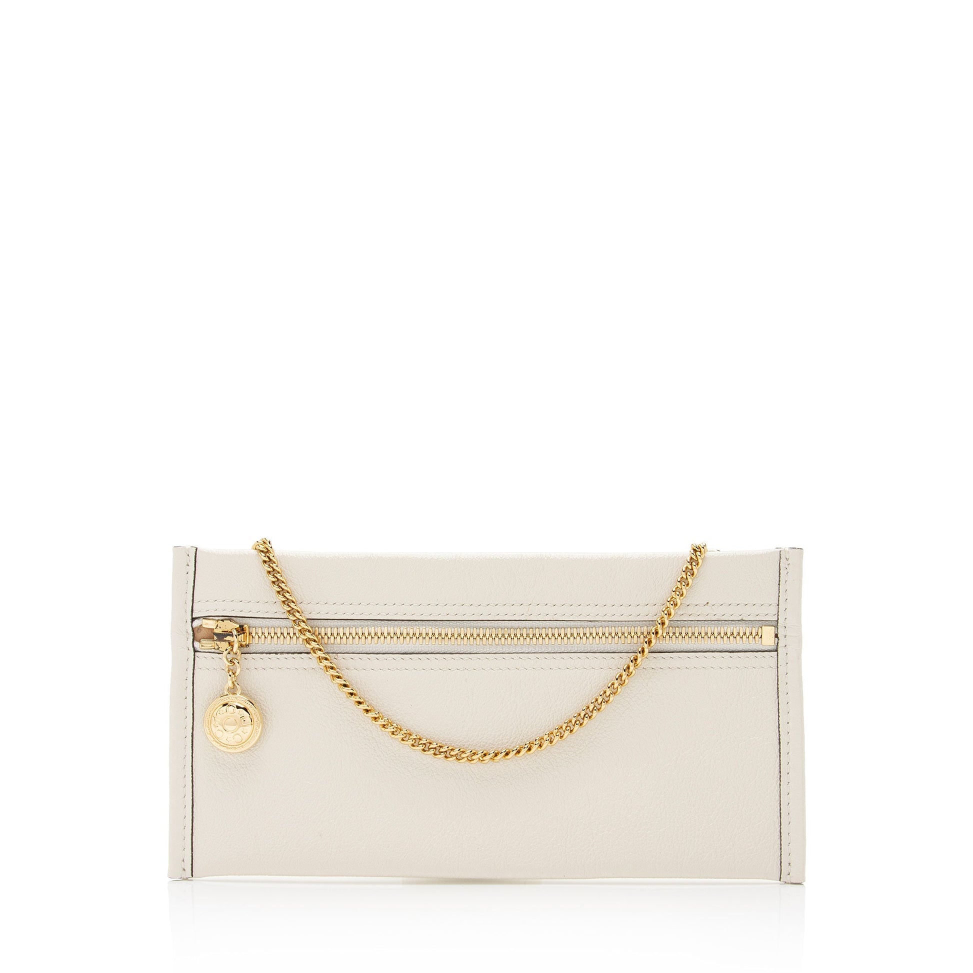 Gucci Glazed Pochette SHF-NSaoKp Leather White Clutch Bag