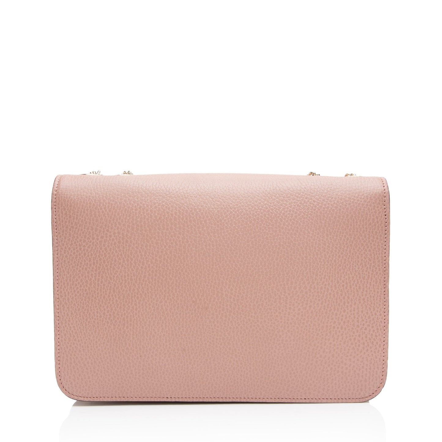 Gucci Grained Interlocking G Calfskin Pink Medium Crossbody Bag