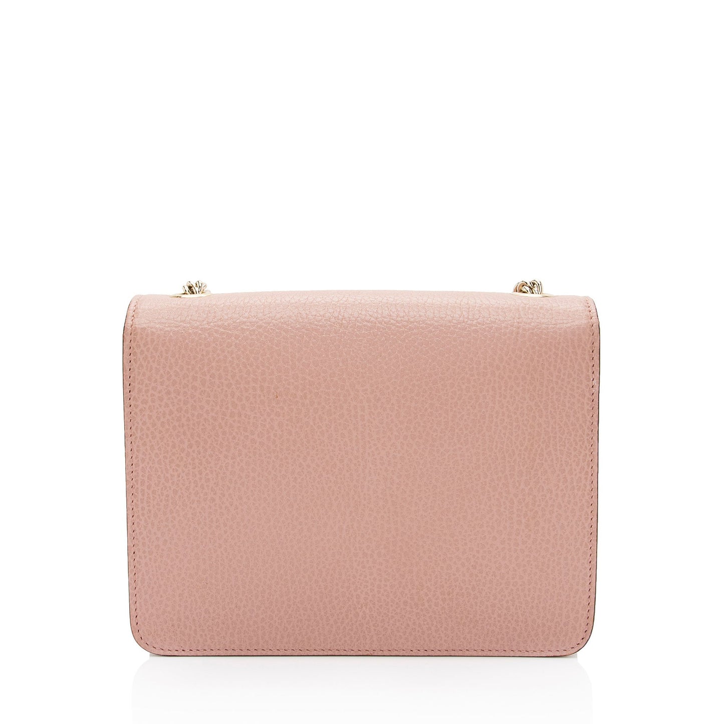 Gucci Grained Interlocking G SHF-eMNjXX Calfskin Pink Small Crossbody Bag