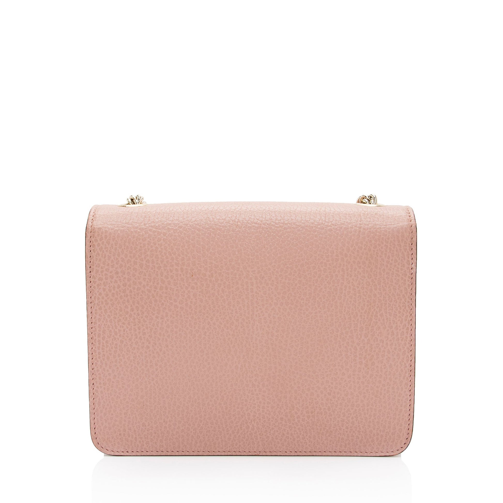 Gucci Grained Interlocking G SHF-eMNjXX Calfskin Pink Small Crossbody Bag