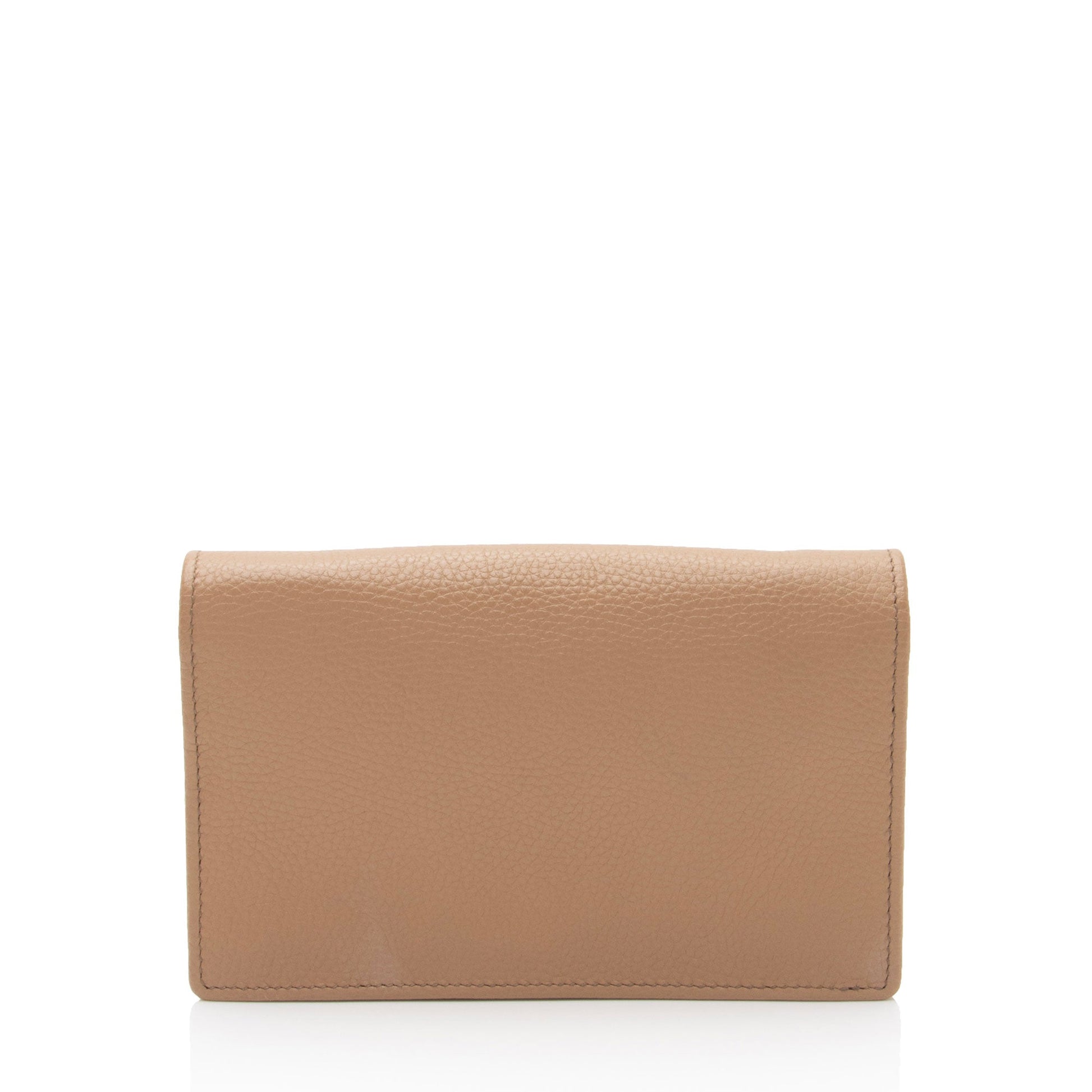 Gucci Grained Soho Wallet on SHF-I42ZOK Leather Beige Chain Crossbody Bag