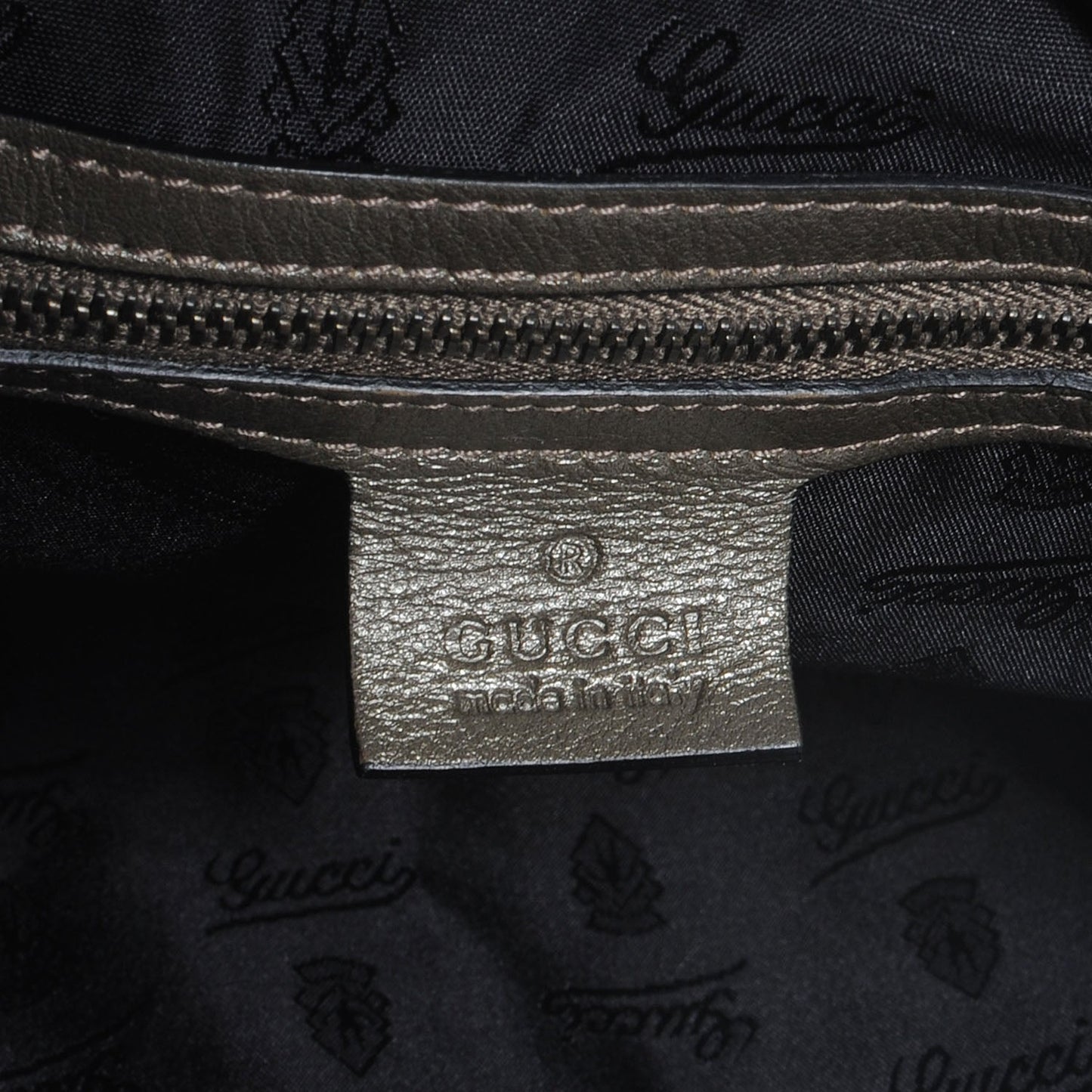 Gucci JOCKEY Leather Shoulder Bag