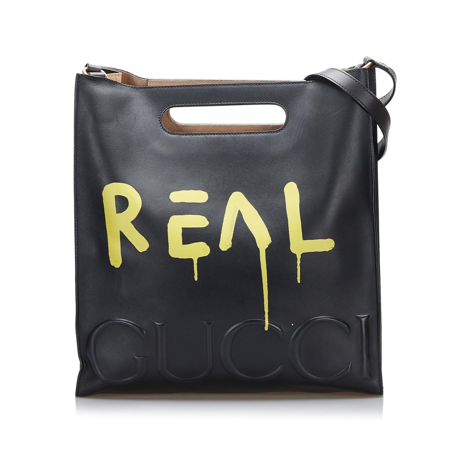 Gucci Ghost SHG Calf Black Satchel Bag
