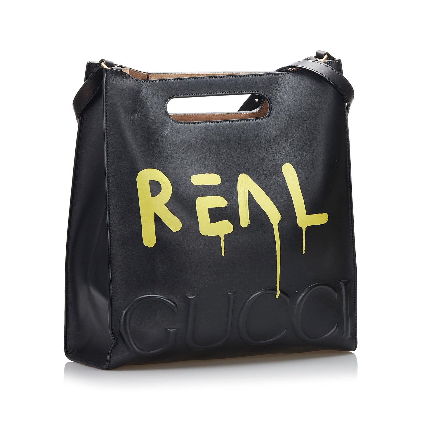 Gucci Ghost SHG Calf Black Satchel Bag