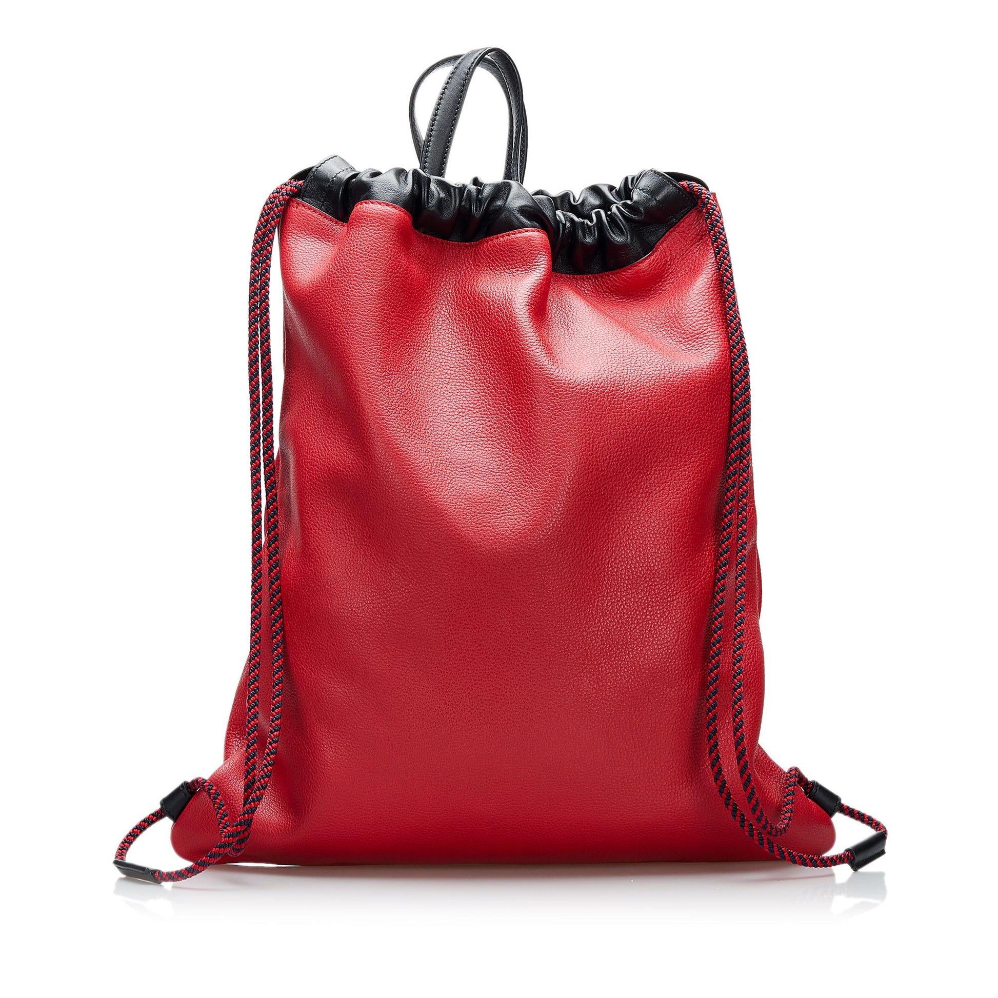 Gucci Backpack SHG-WNOeip Calf Red Logo