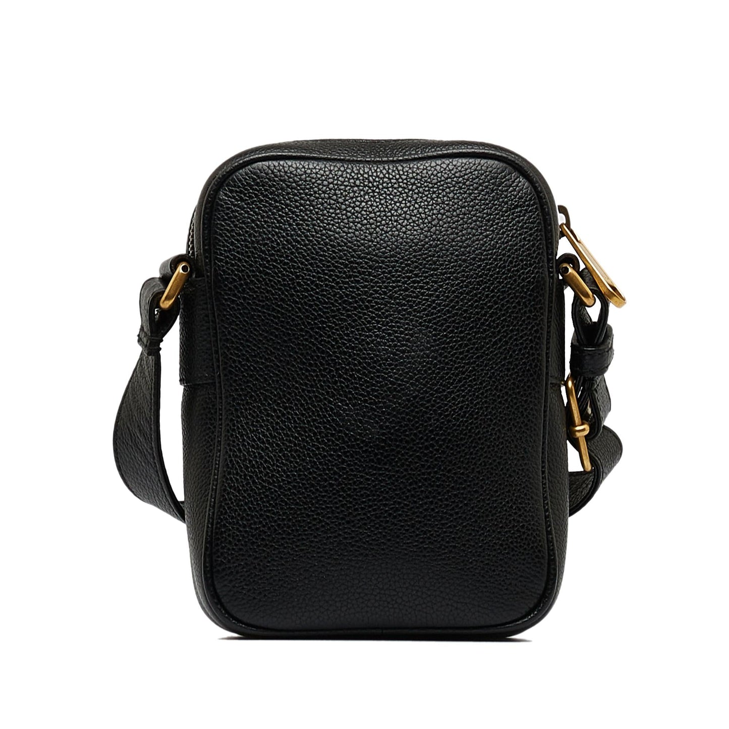 Gucci SHG-zEDSX1 Calf Black Logo Crossbody Bag