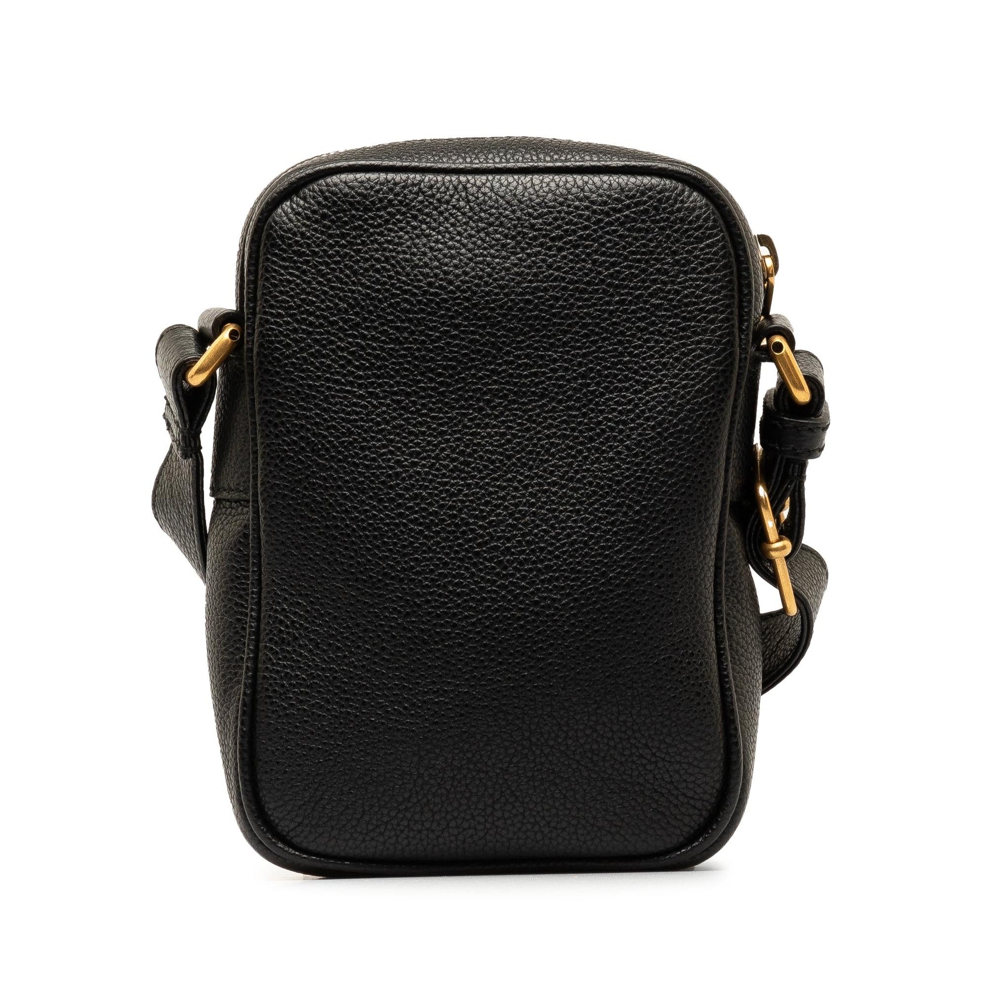 Gucci SHG-nlCKcB Calf Black Logo Crossbody Bag