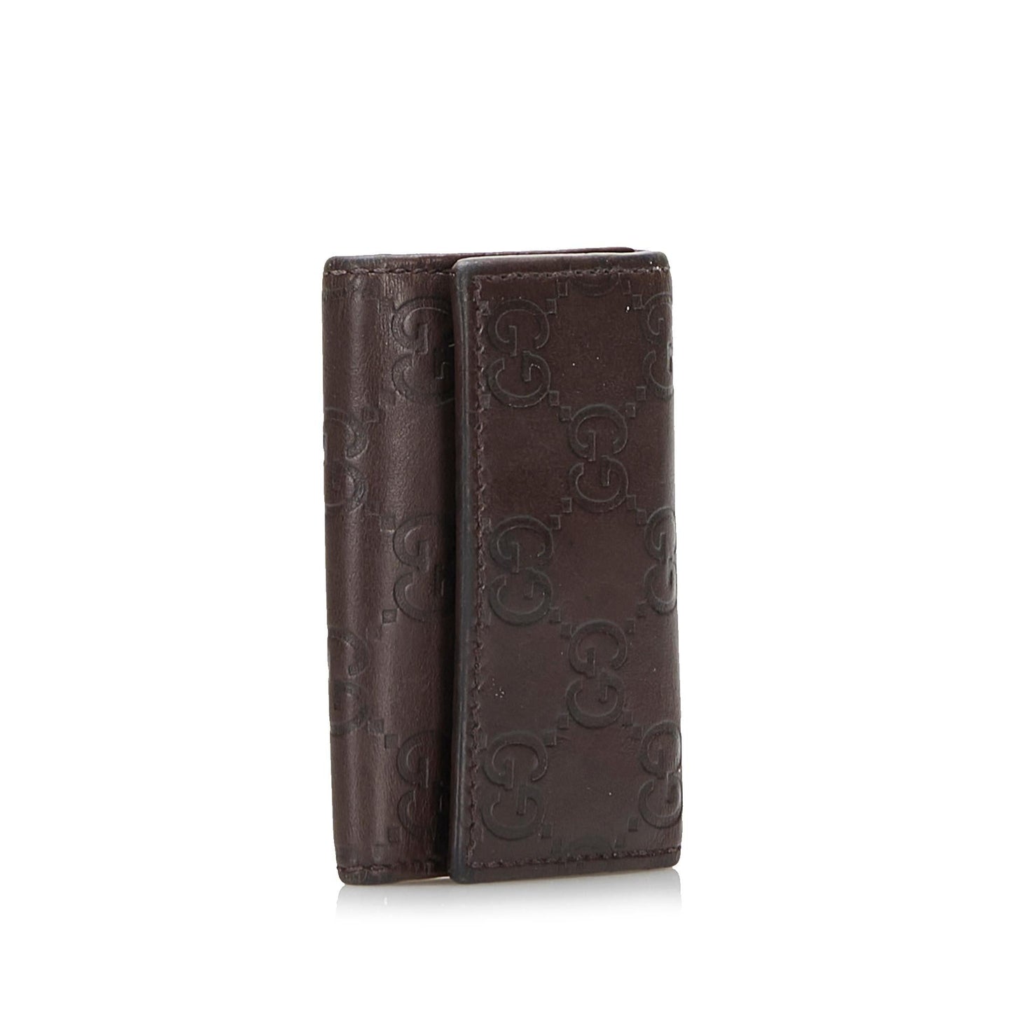 Gucci Guccissima 6 Key Holder SHG Calf Brown Accessory