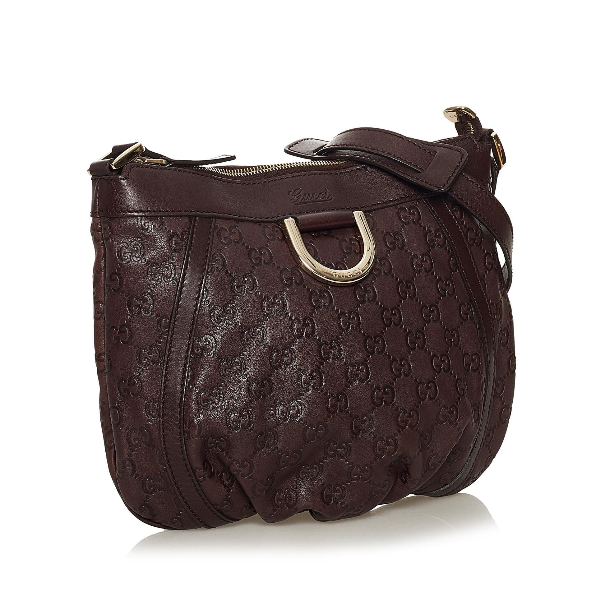 Gucci Guccissima Abbey D-Ring Crossbody Bag (SHG-29618)
