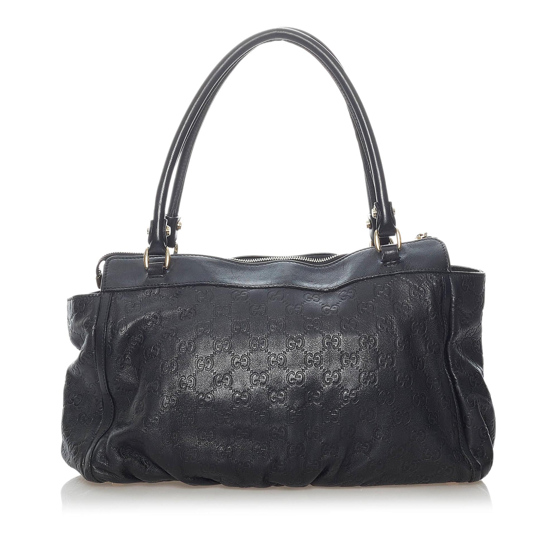 Gucci Guccissima Abbey D-Ring Shoulder Bag (SHG-30662)