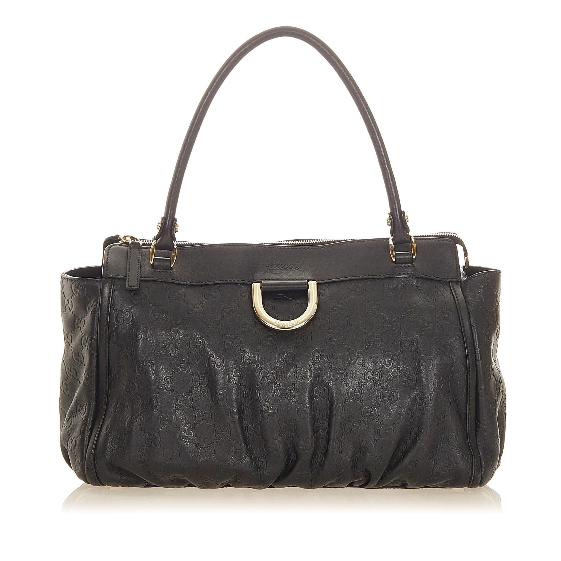 Gucci Guccissima Abbey D-Ring Shoulder Bag (SHG-31680)
