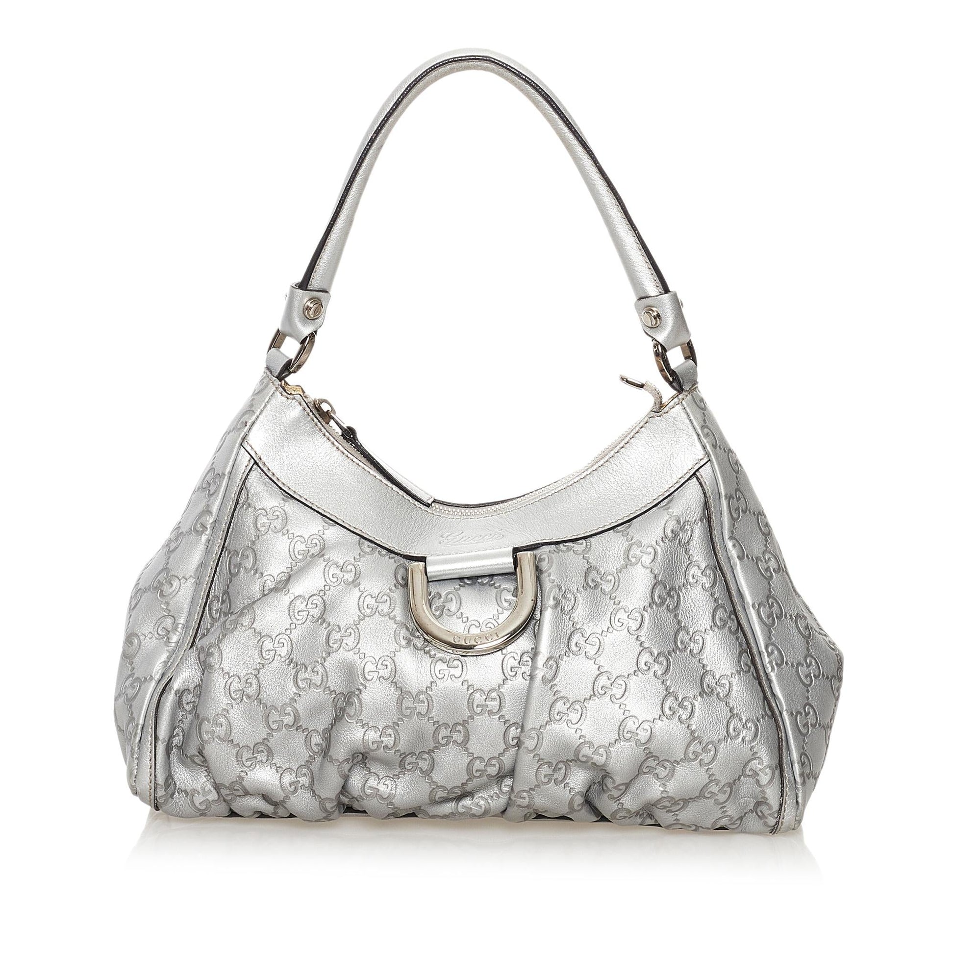 Gucci Guccissima Abbey D-Ring Shoulder Bag (SHG-32826)