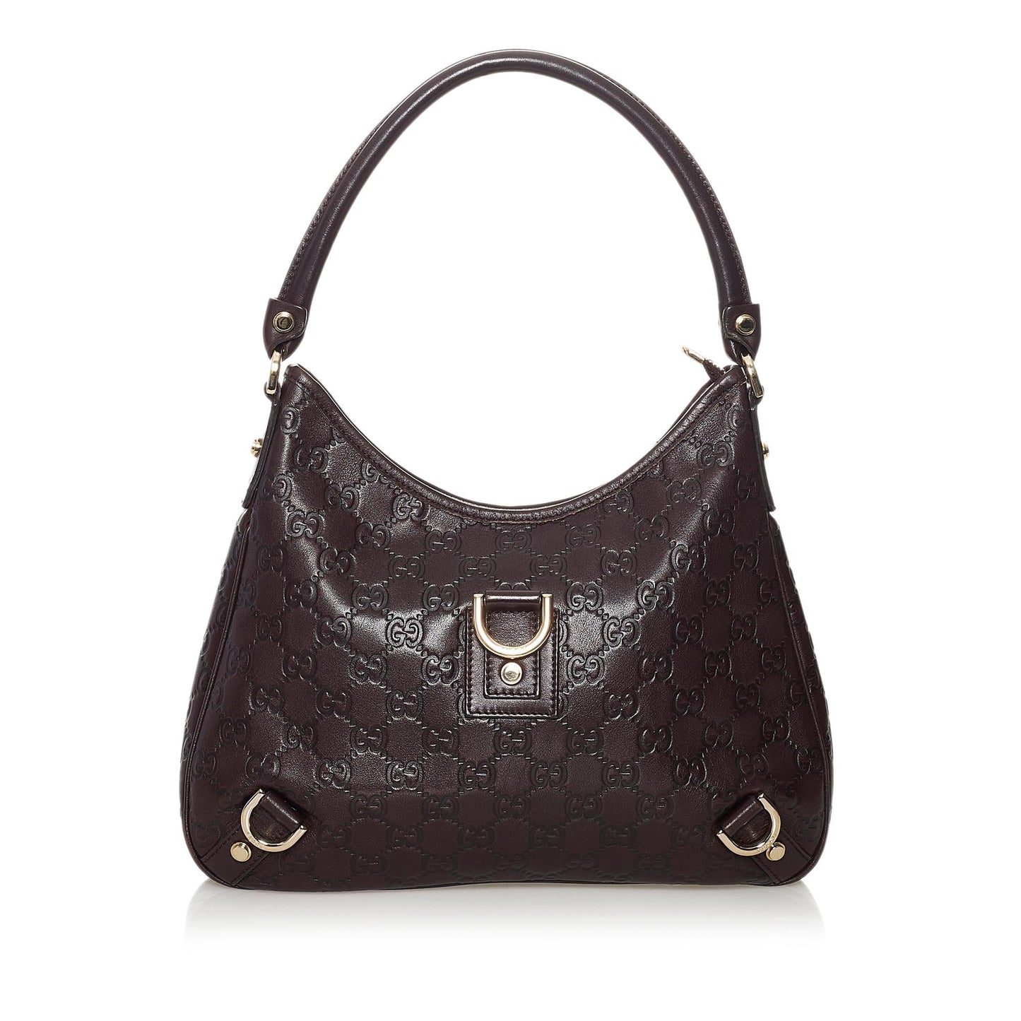 Gucci Guccissima Abbey SHG Calf Brown Shoulder Bag
