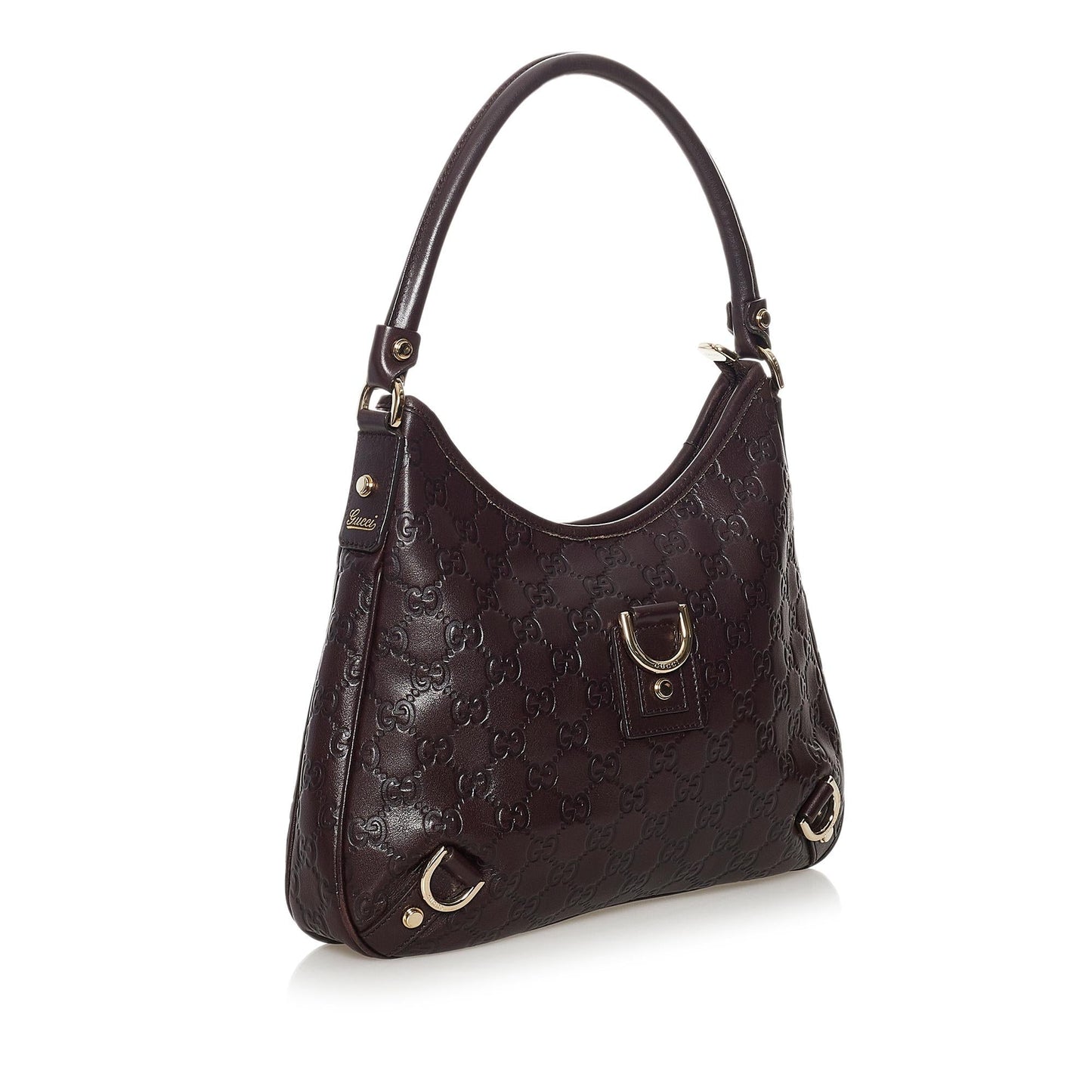 Gucci Guccissima Abbey SHG Calf Brown Shoulder Bag