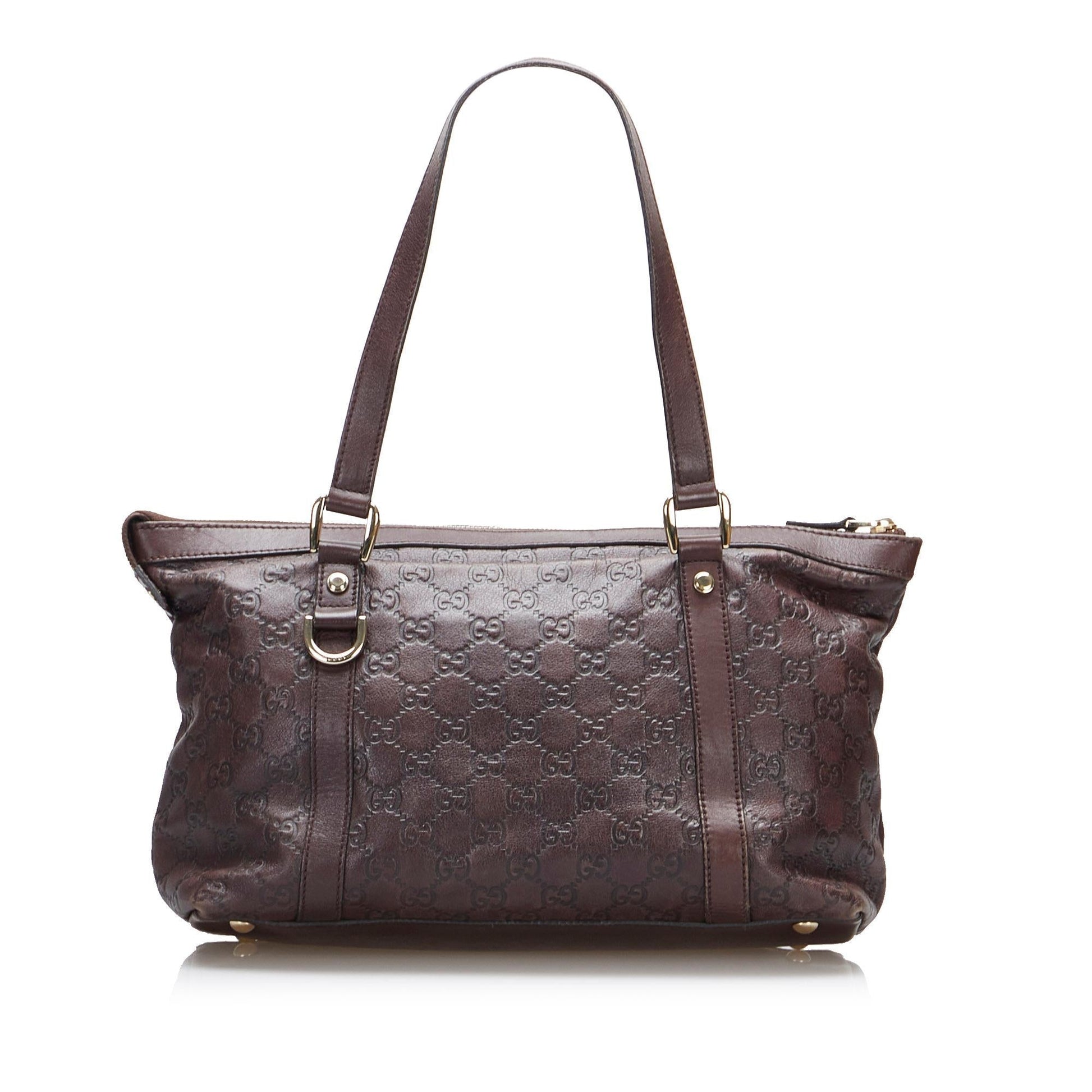Gucci Guccissima Abbey SHG-oPyhkG Calf Brown Shoulder Bag