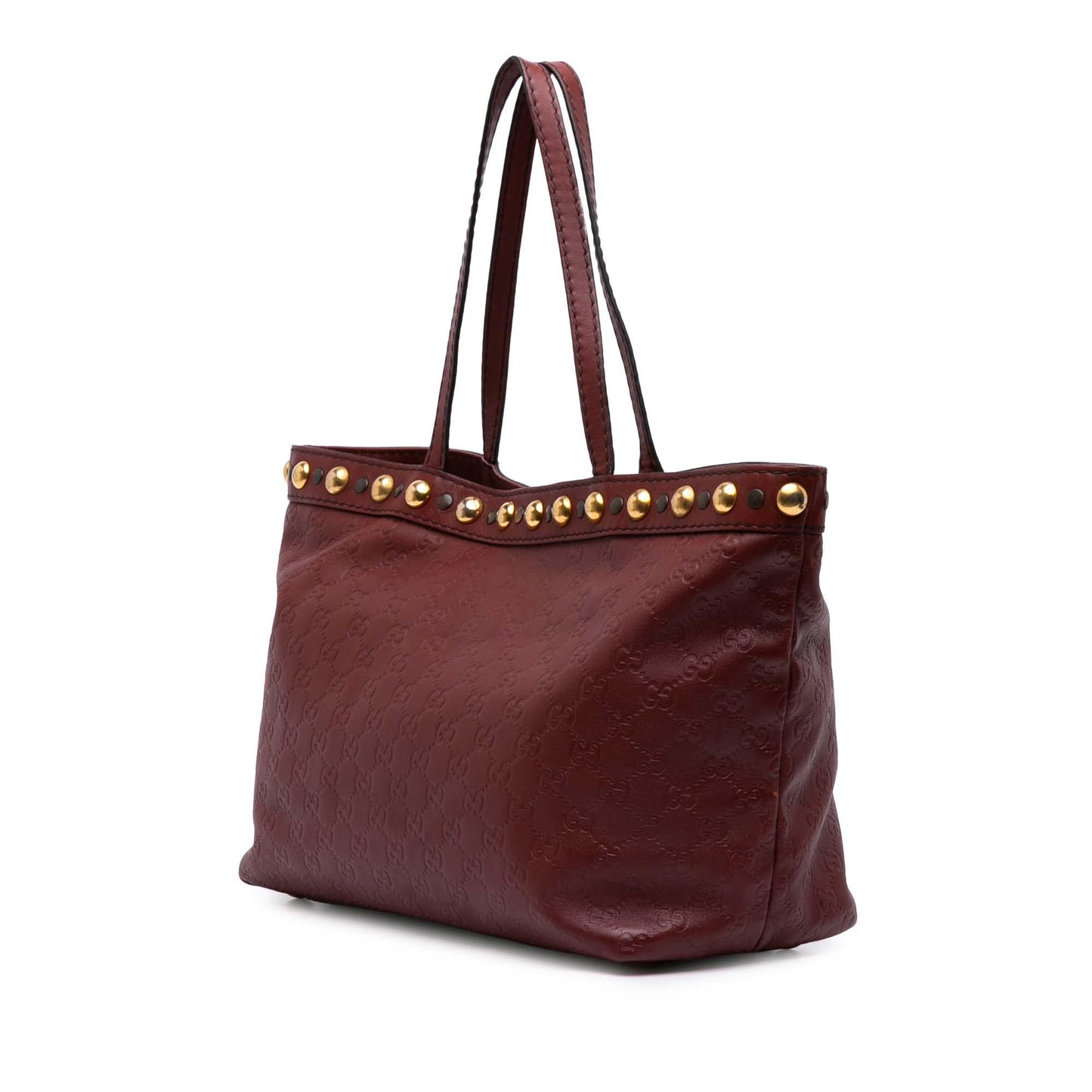 Gucci Guccissima Babouska Calf Red Tote Bag