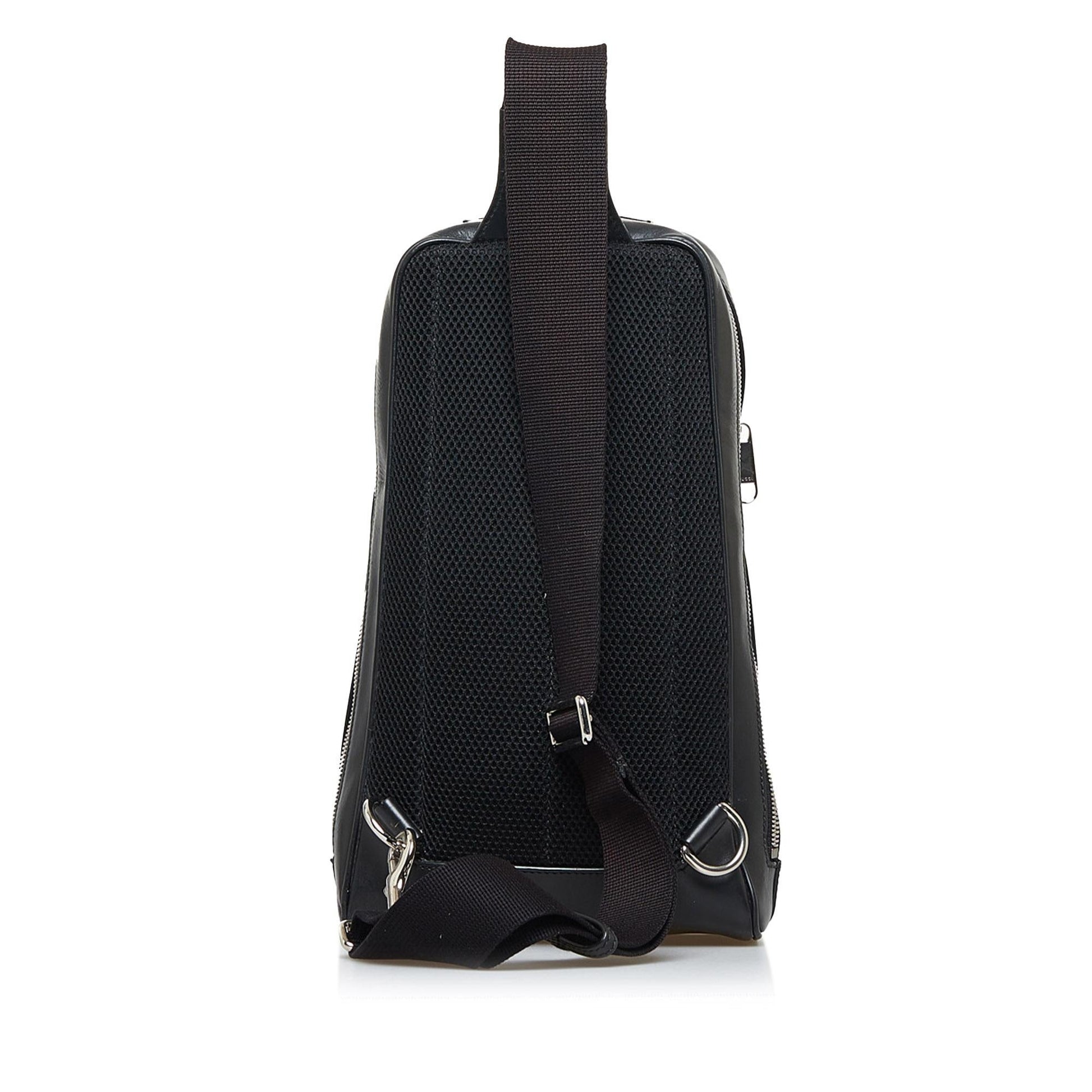 Gucci Guccissima Backpack SHG-CWObGz Calf Black
