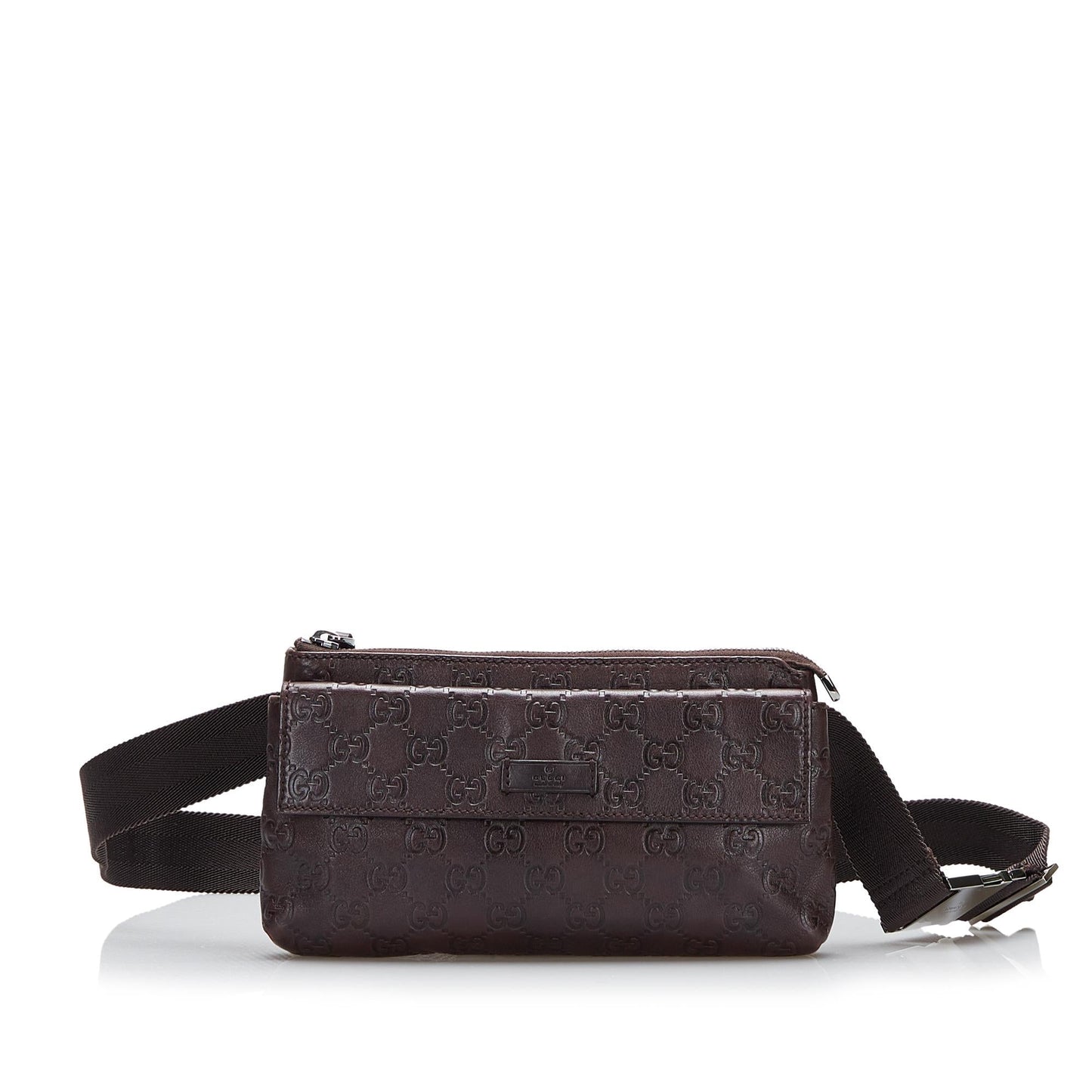 Gucci Guccissima Belt SHG-VF3s3U Calf Brown Accessory