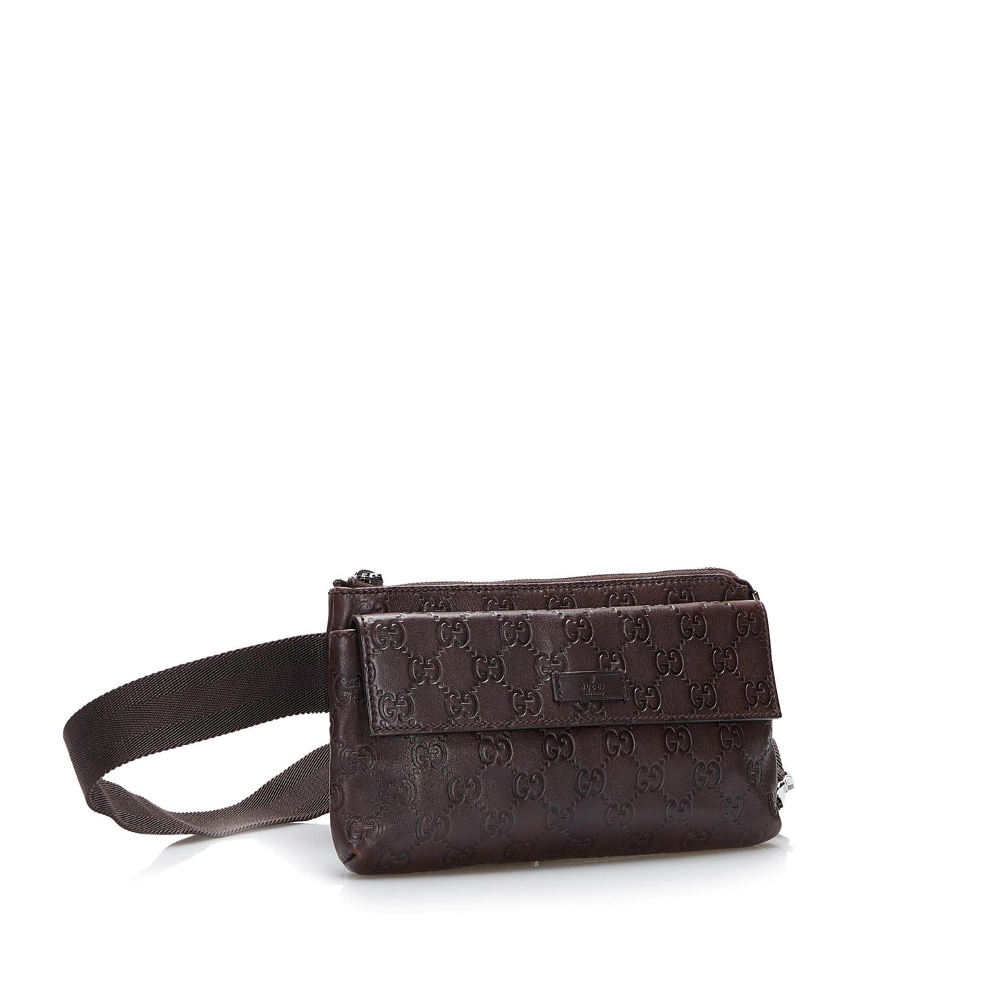 Gucci Guccissima Belt SHG-VF3s3U Calf Brown Accessory
