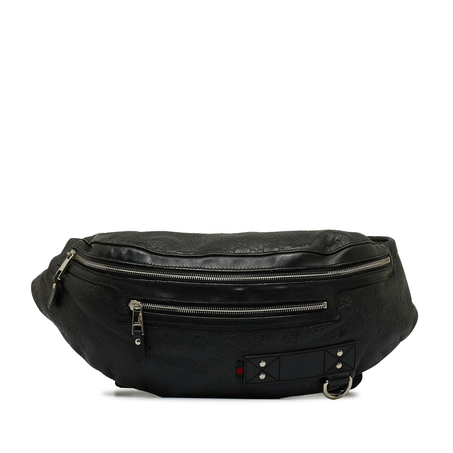 Gucci Guccissima Belt SHG-v1cfww Calf Black Accessory