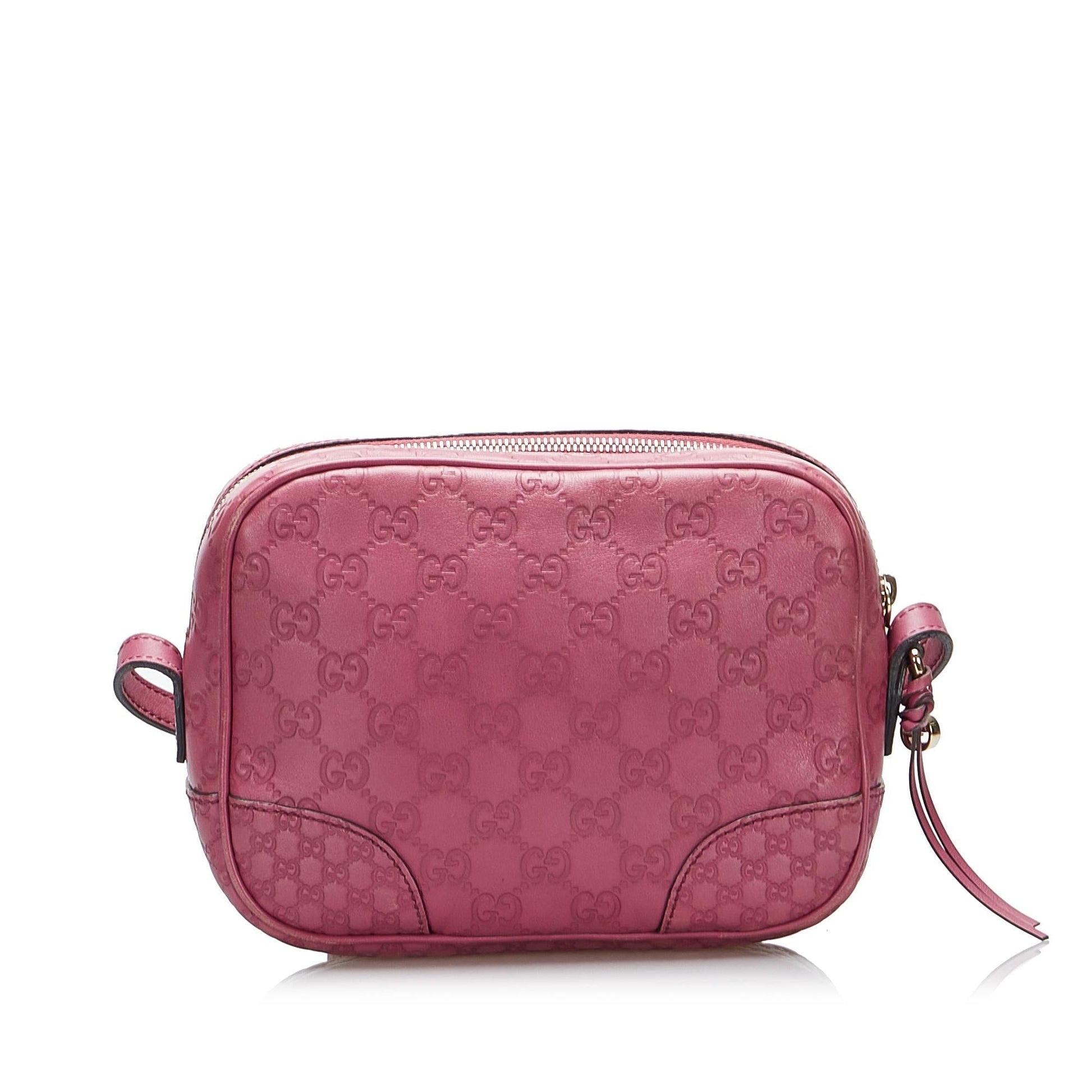Gucci Guccissima Bree SHG-Ta60Vl Calf Pink Crossbody Bag