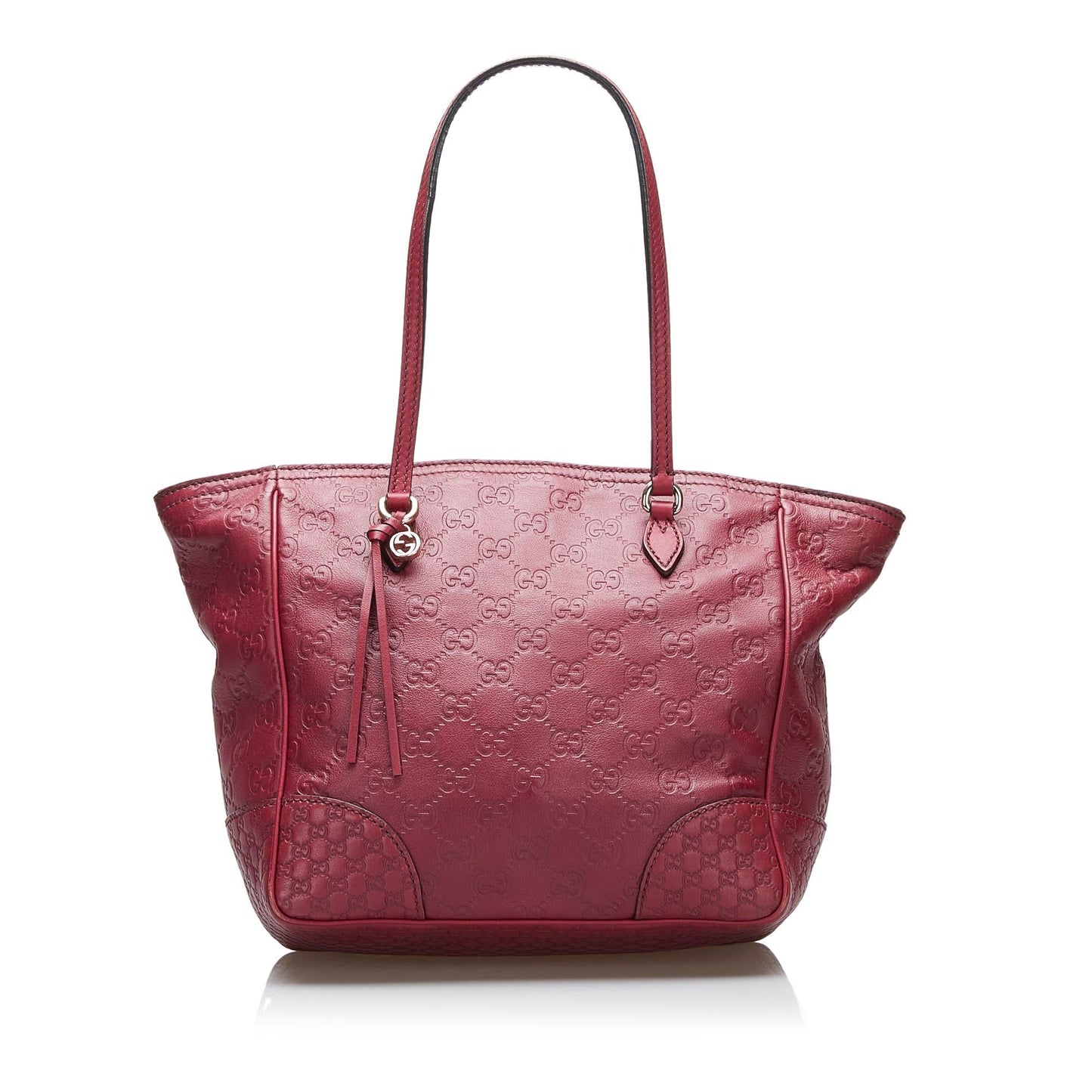 Gucci Guccissima Bree SHG-zCAcMa Calf Red Tote Bag