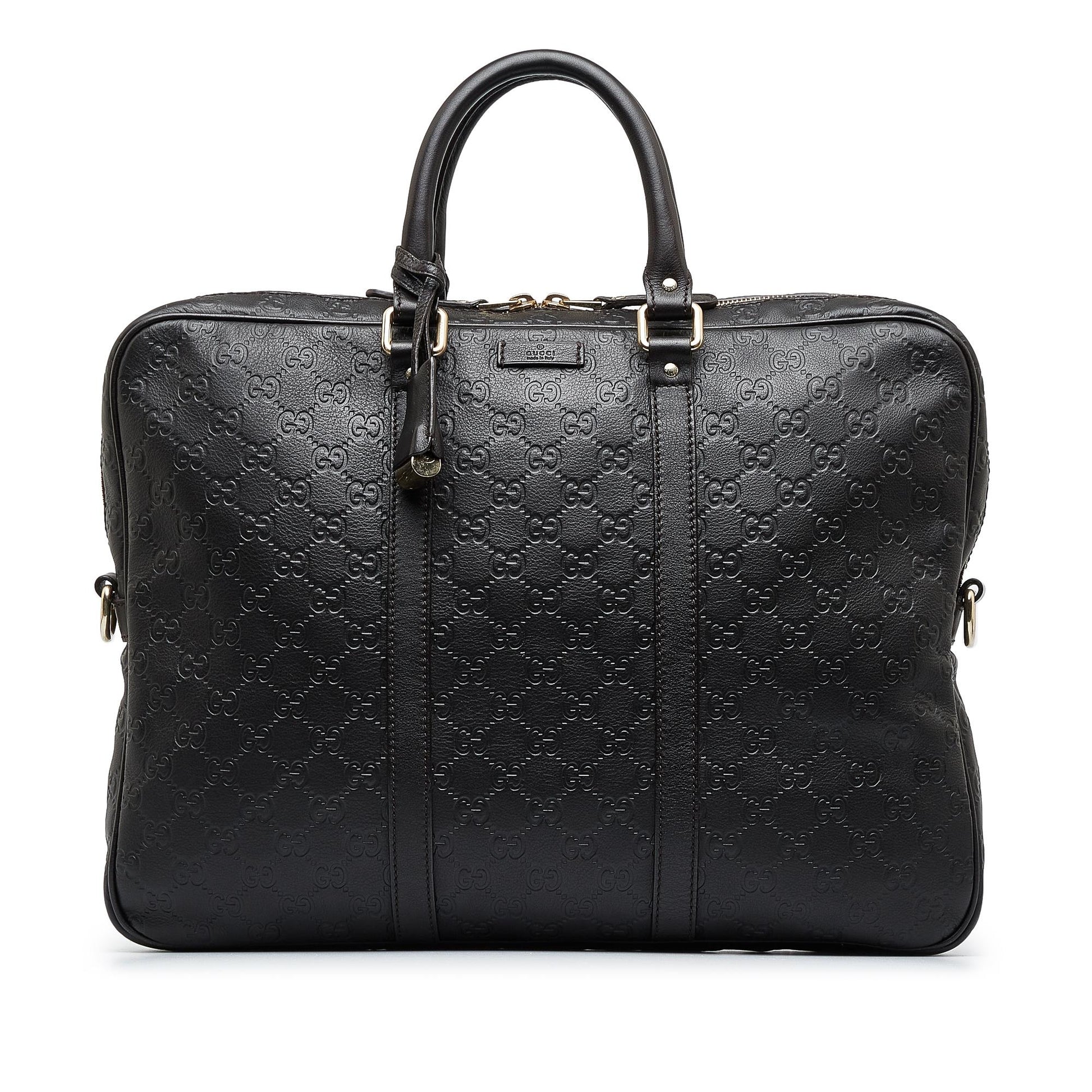 Gucci Guccissima Briefcase SHG-pCzGtf Calf Brown Tote Bag
