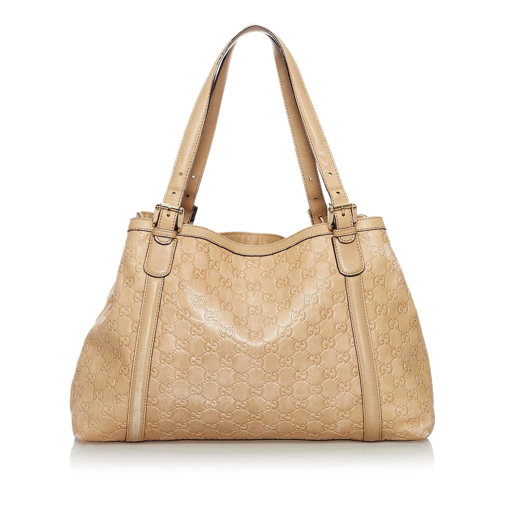 Gucci Guccissima Britt SHG Calf Brown Tote Bag Bag Shg