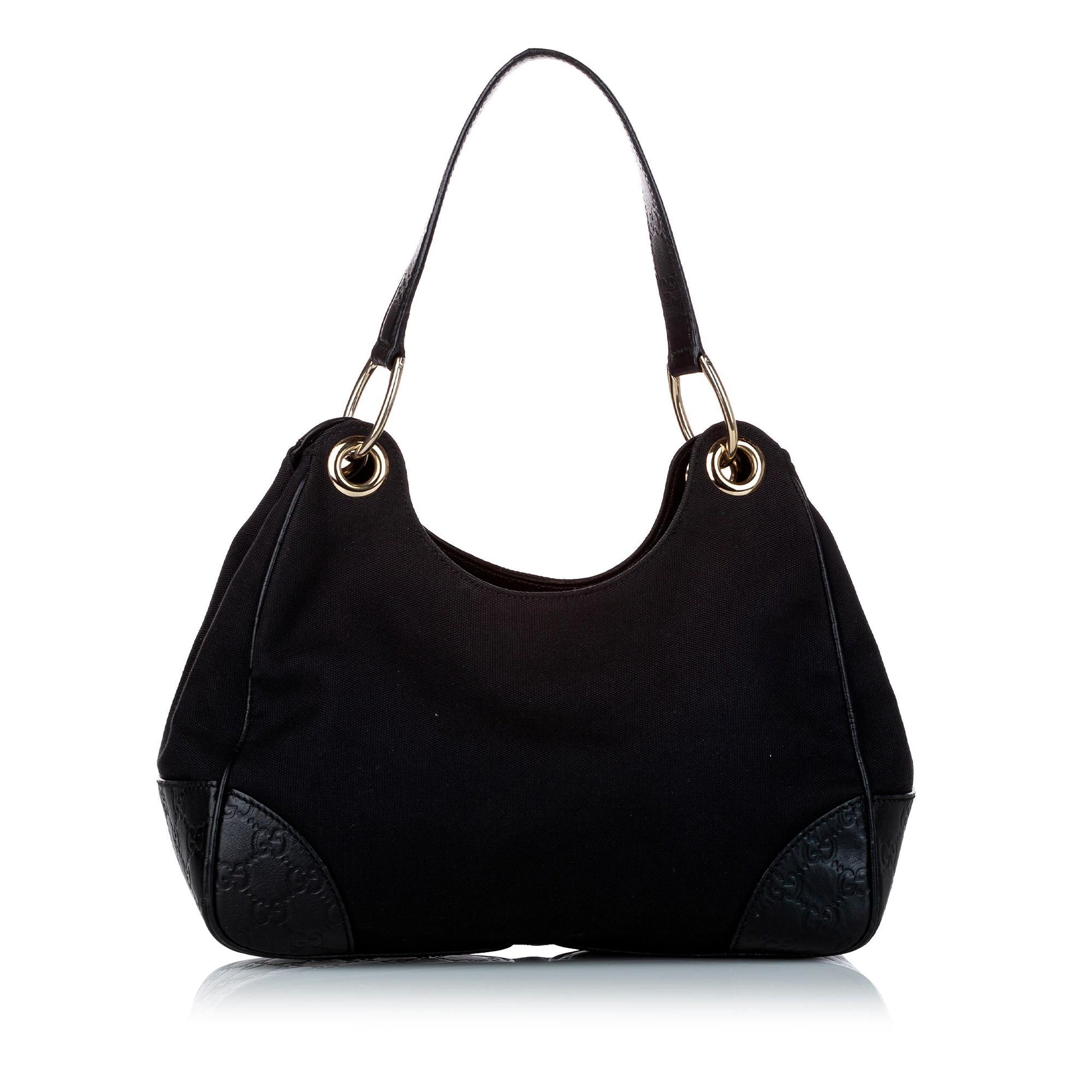 Gucci Guccissima SHG Canvas Black Shoulder Bag