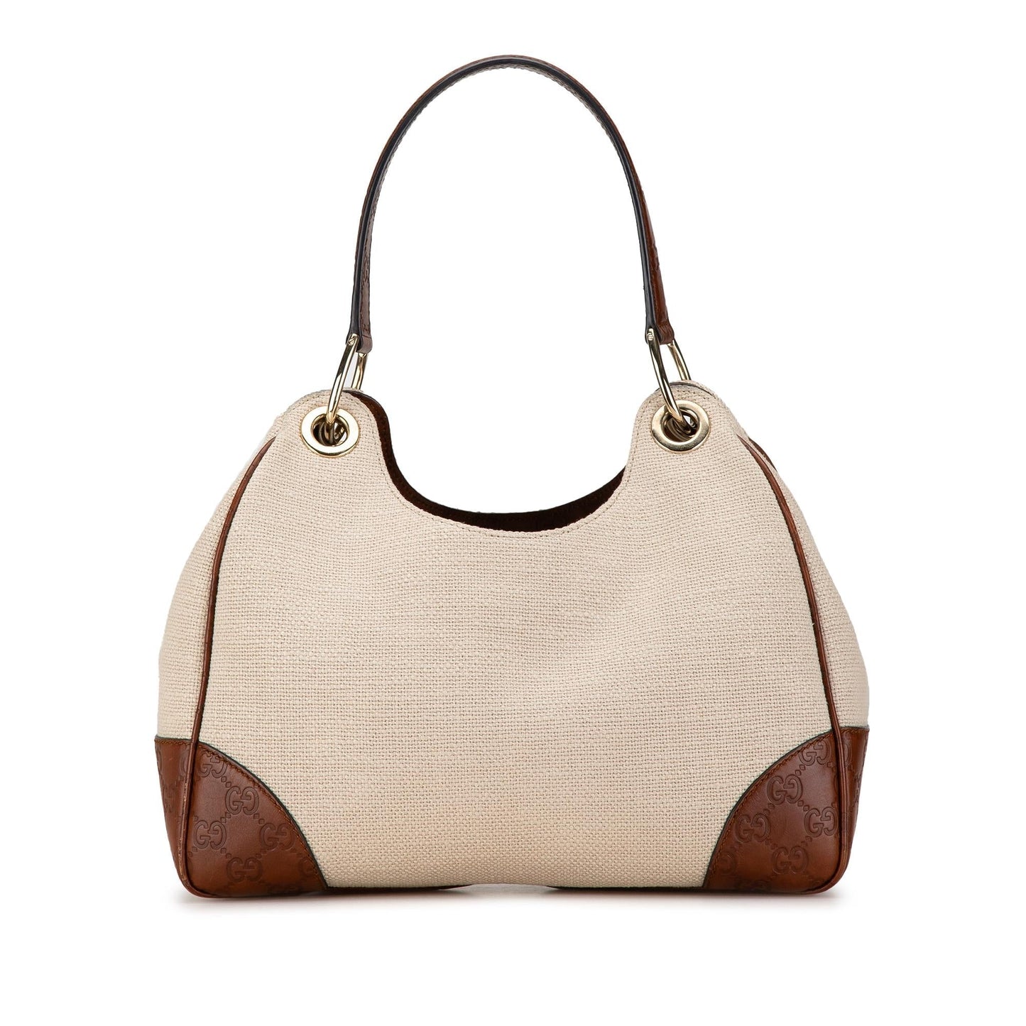Gucci Guccissima SHG-PHppqi Canvas Calf Brown Tote Bag